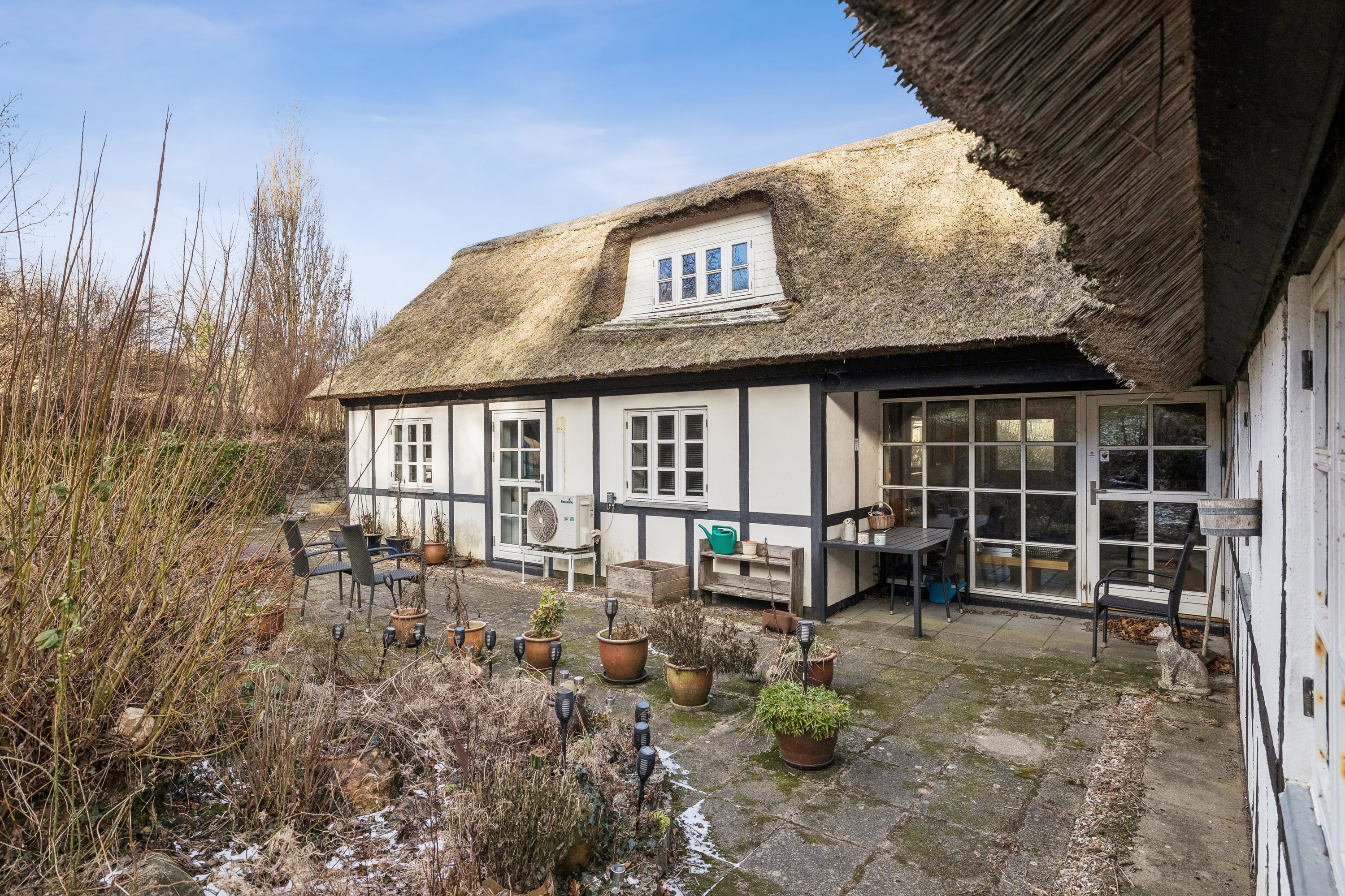 Fremhævet terrasse billede i fuldskærmstilstand. Billede af Båstrupgyde 6, Båstrup, 8660 Skanderborg