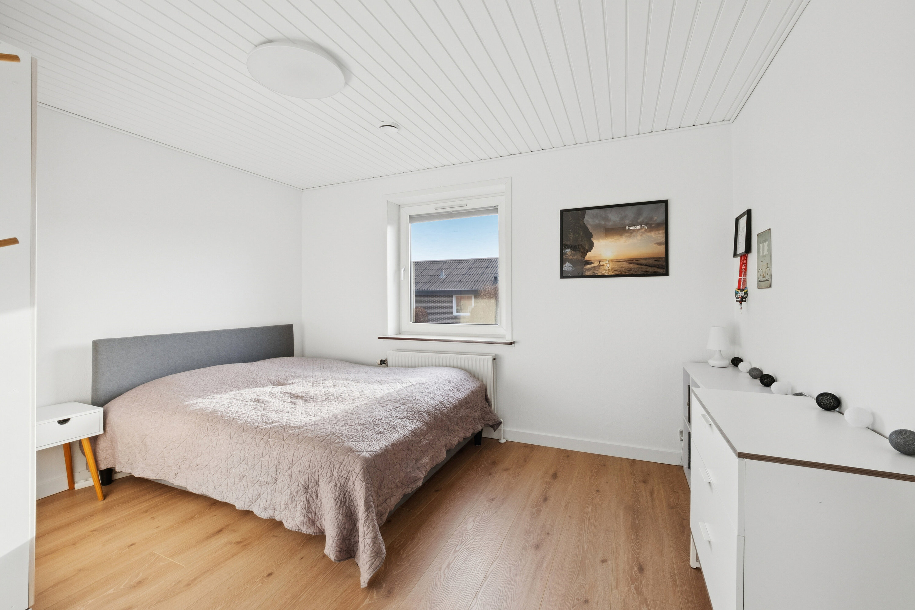 Fremhævet soveværelse billede i fuldskærmstilstand. Billede af Gyvelvej 54, 7700 Thisted