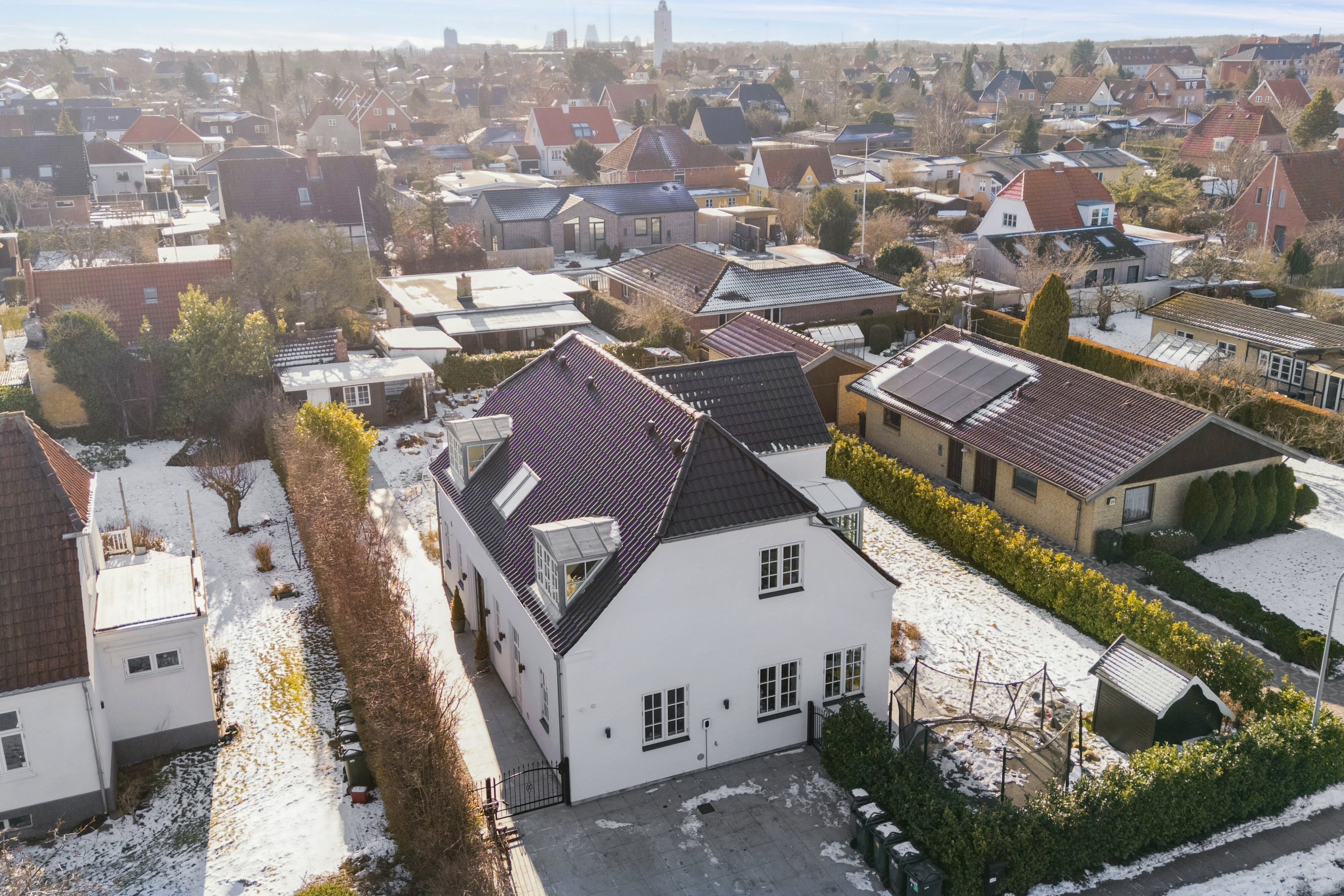 Fremhævet luftfoto billede i fuldskærmstilstand. Billede af Strøbyvej 28, 2650 Hvidovre