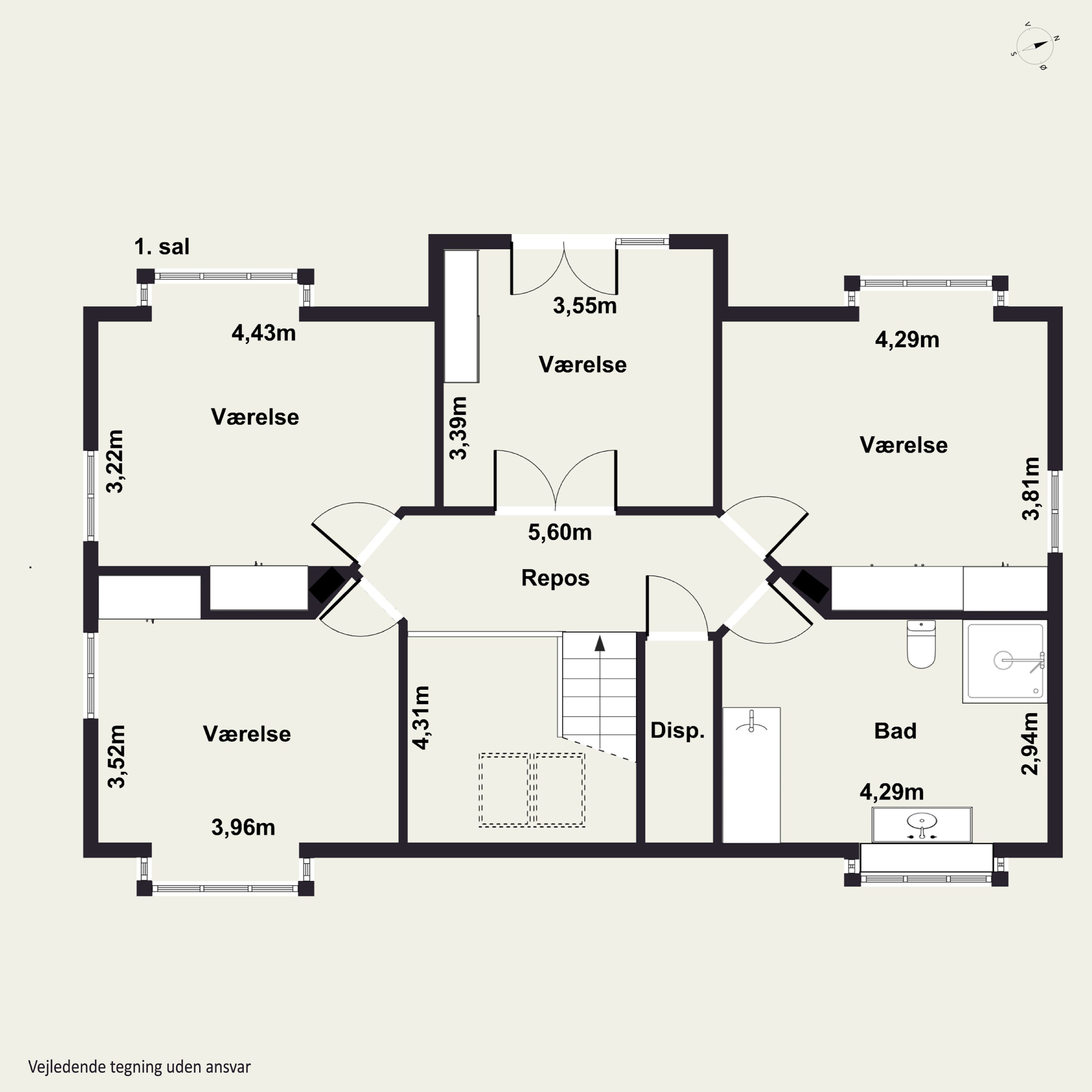 Plantegninger billede af Strøbyvej 28, 2650 Hvidovre