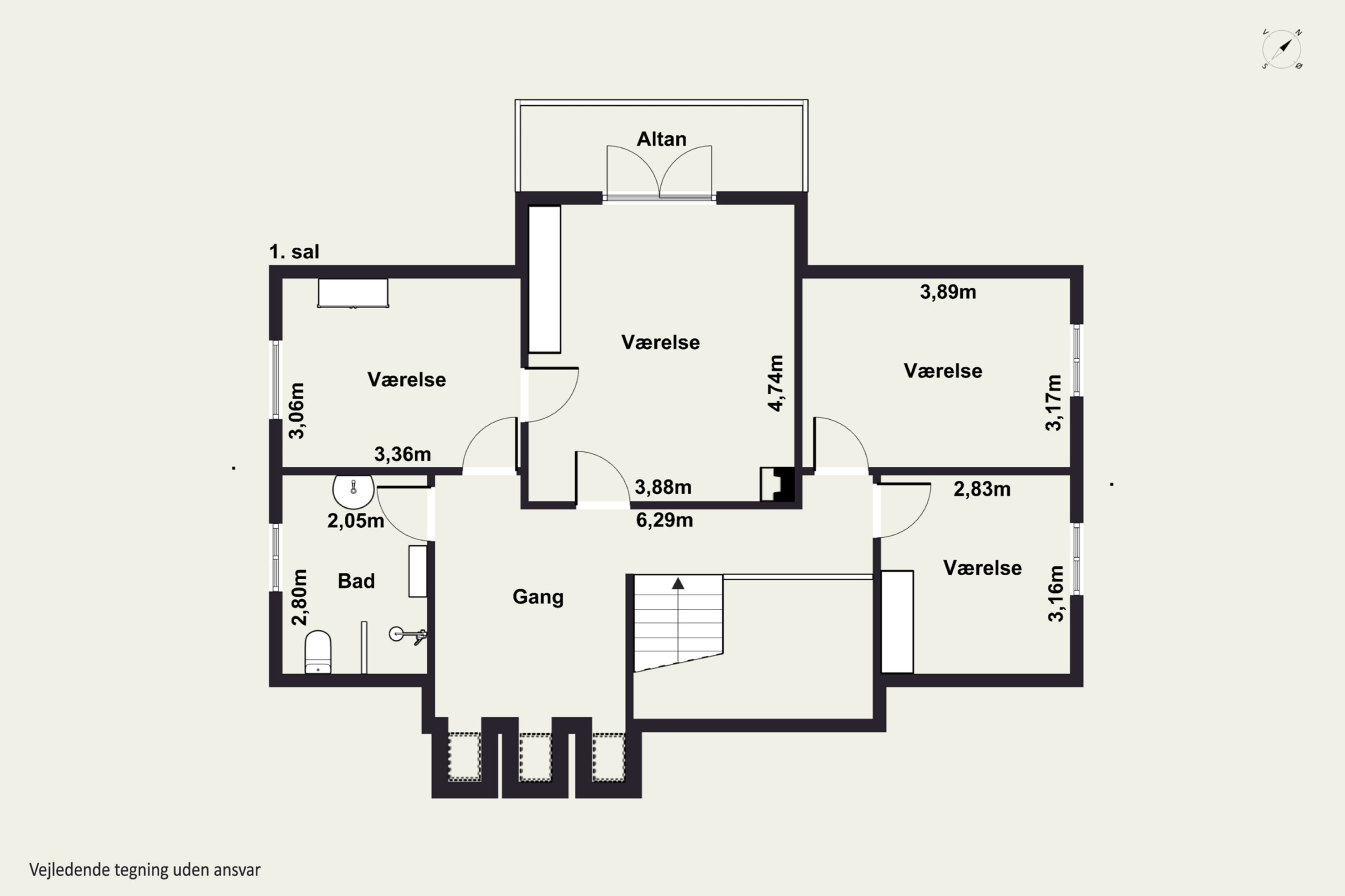 Plantegninger billede af Skolevej 8, 5874 Hesselager
