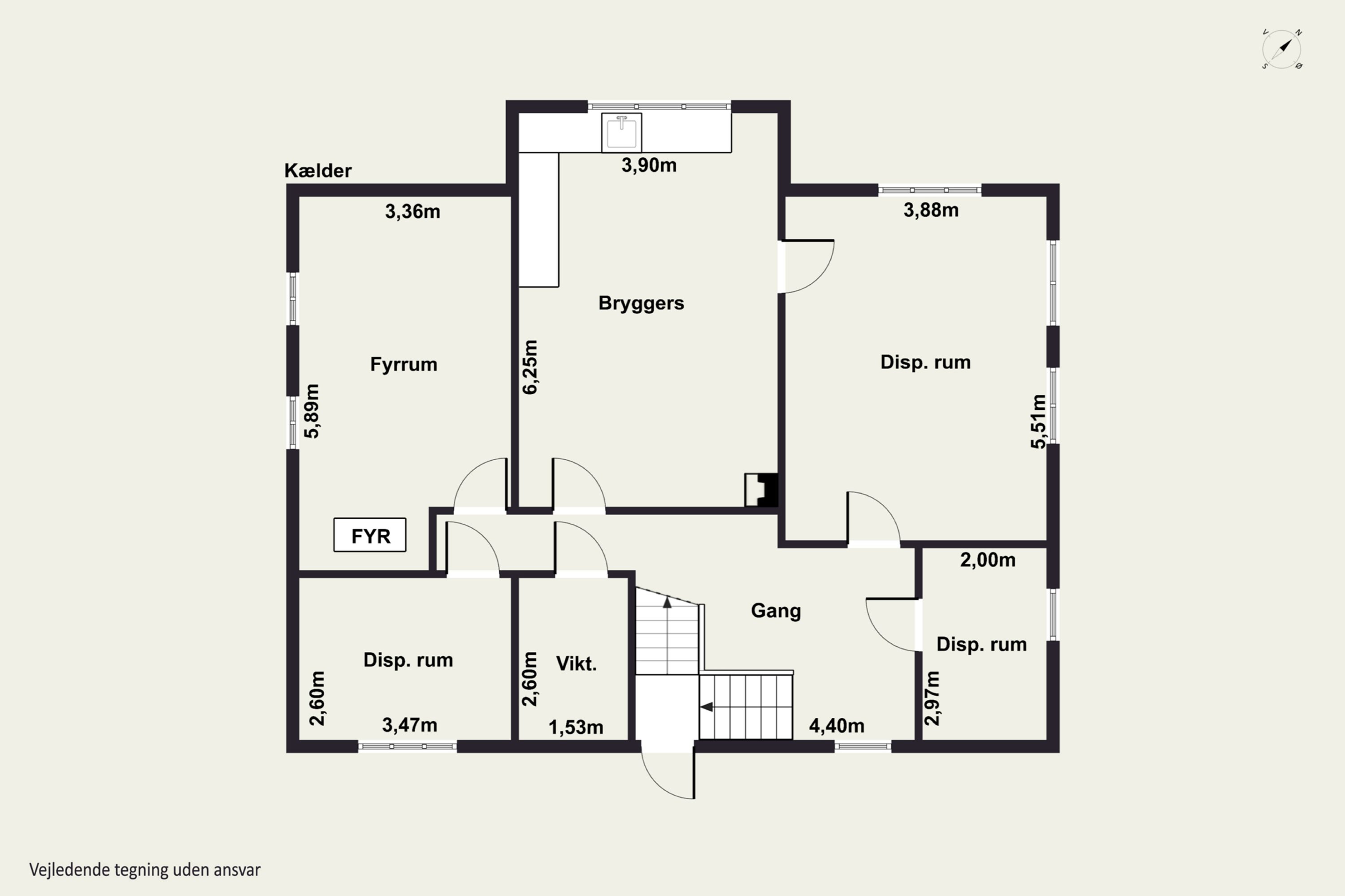 Plantegninger billede af Skolevej 8, 5874 Hesselager