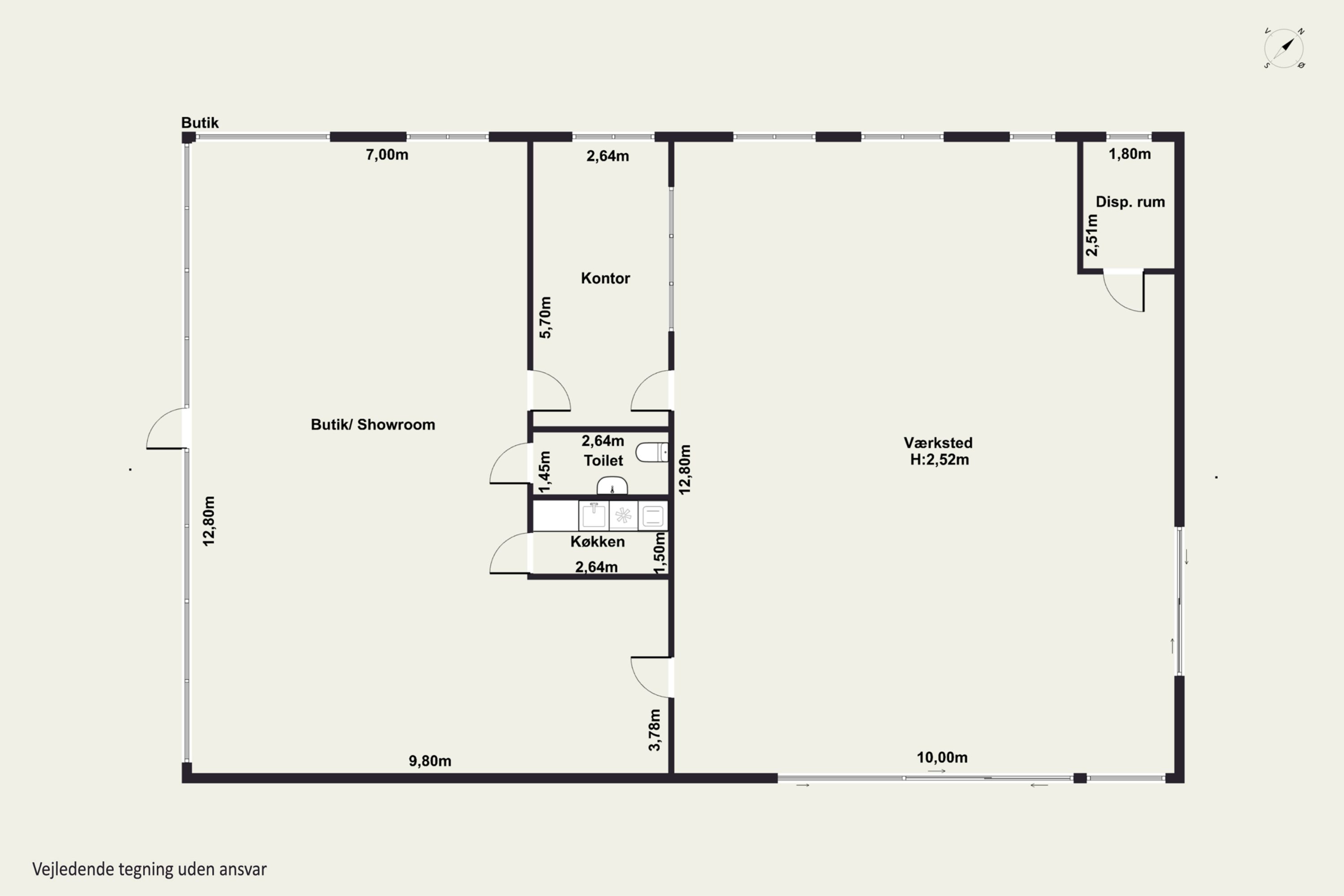Plantegninger billede af Skolevej 8, 5874 Hesselager