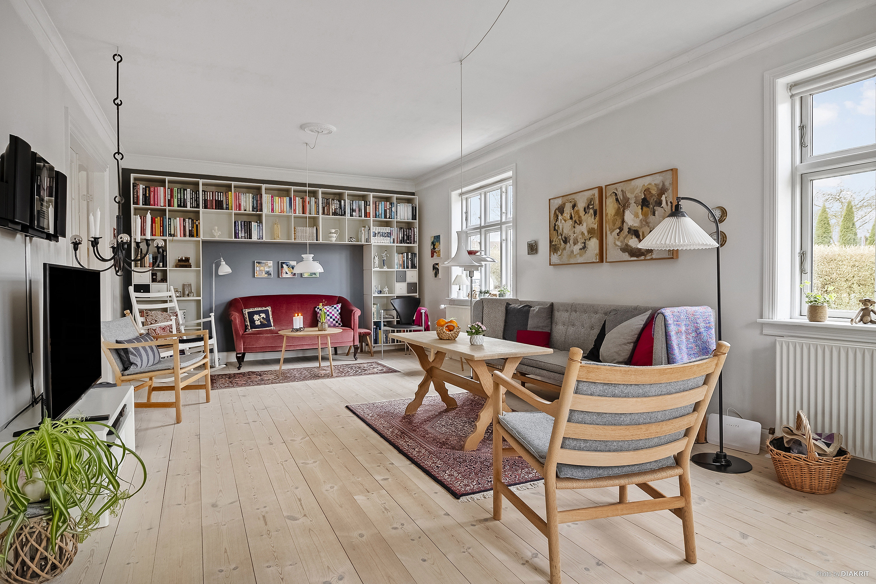 Fremhævet stue billede i fuldskærmstilstand. Billede af Landevejen 22, 8350 Hundslund