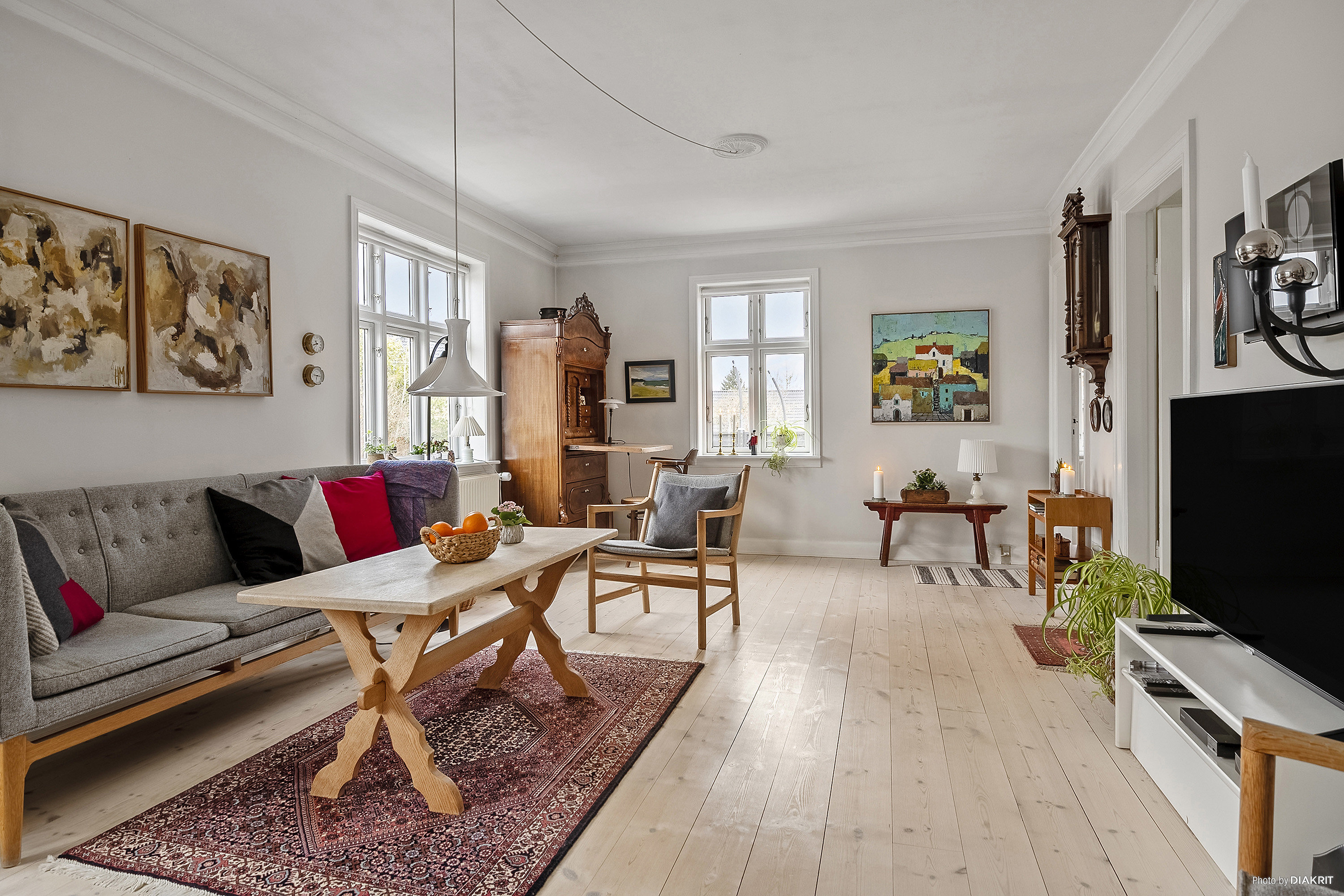 Fremhævet stue billede i fuldskærmstilstand. Billede af Landevejen 22, 8350 Hundslund