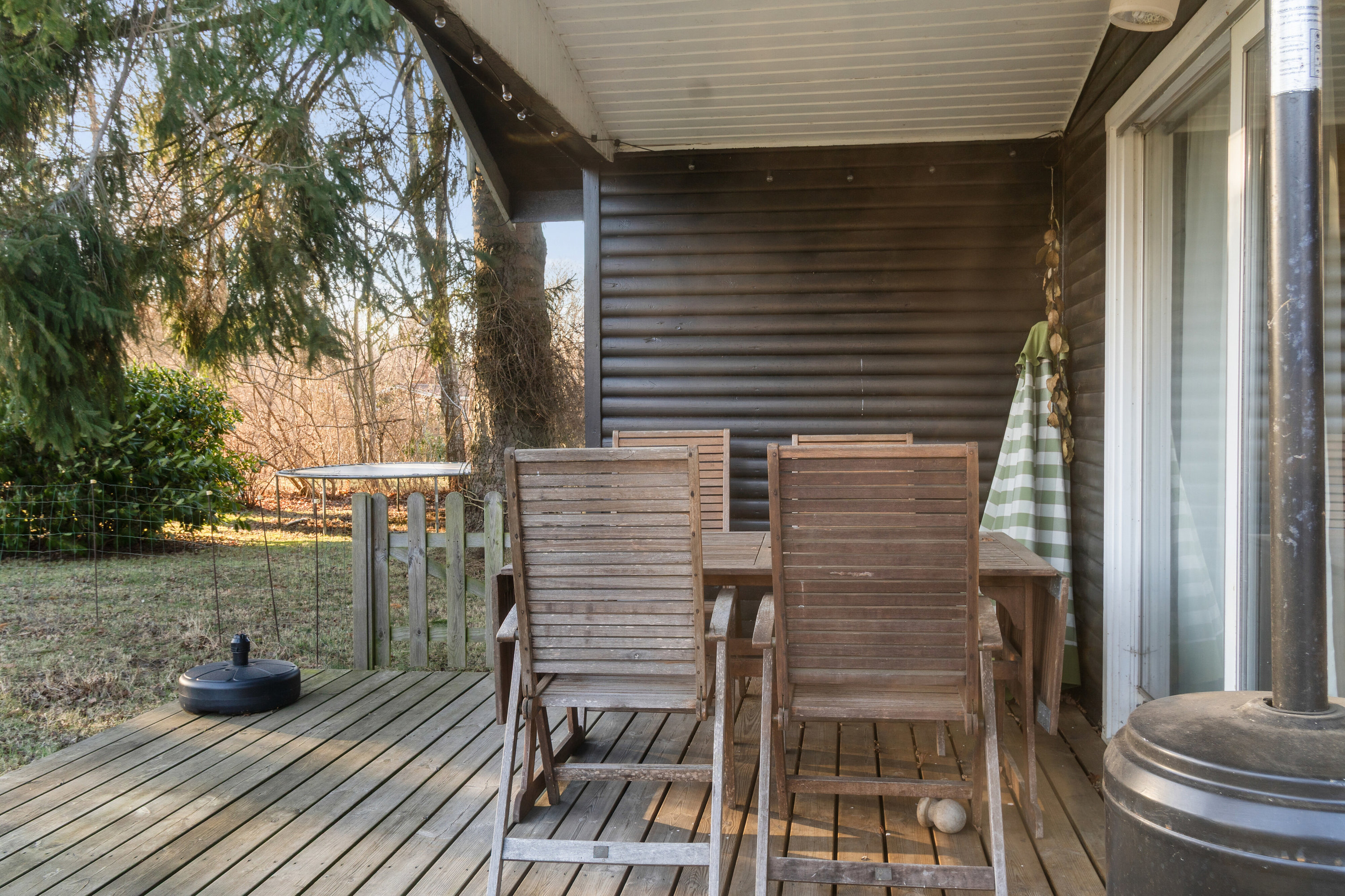 Fremhævet overdækket terrasse billede i fuldskærmstilstand. Billede af Strandbjerggårdsvej 23, 4400 Kalundborg