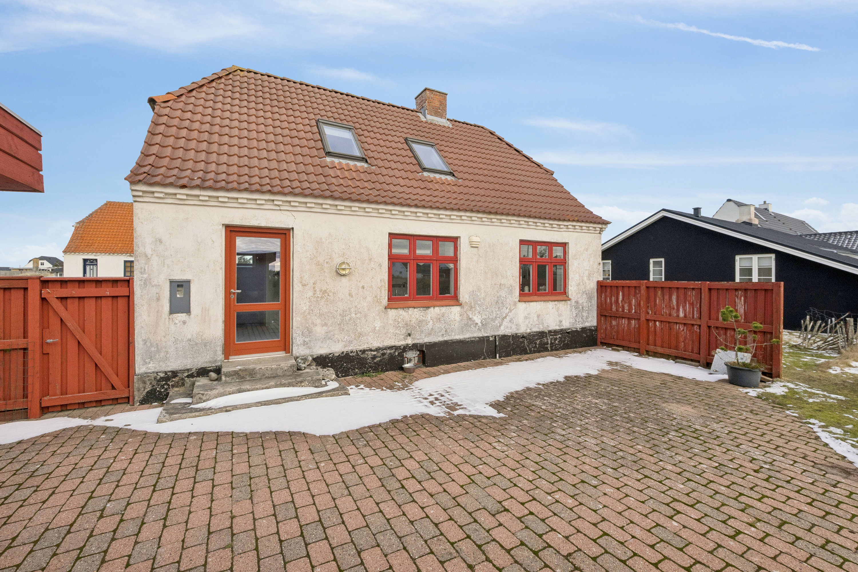 Fremhævet set fra haven billede i fuldskærmstilstand. Billede af Vesterhavsgade 47, Vorupør, 7700 Thisted