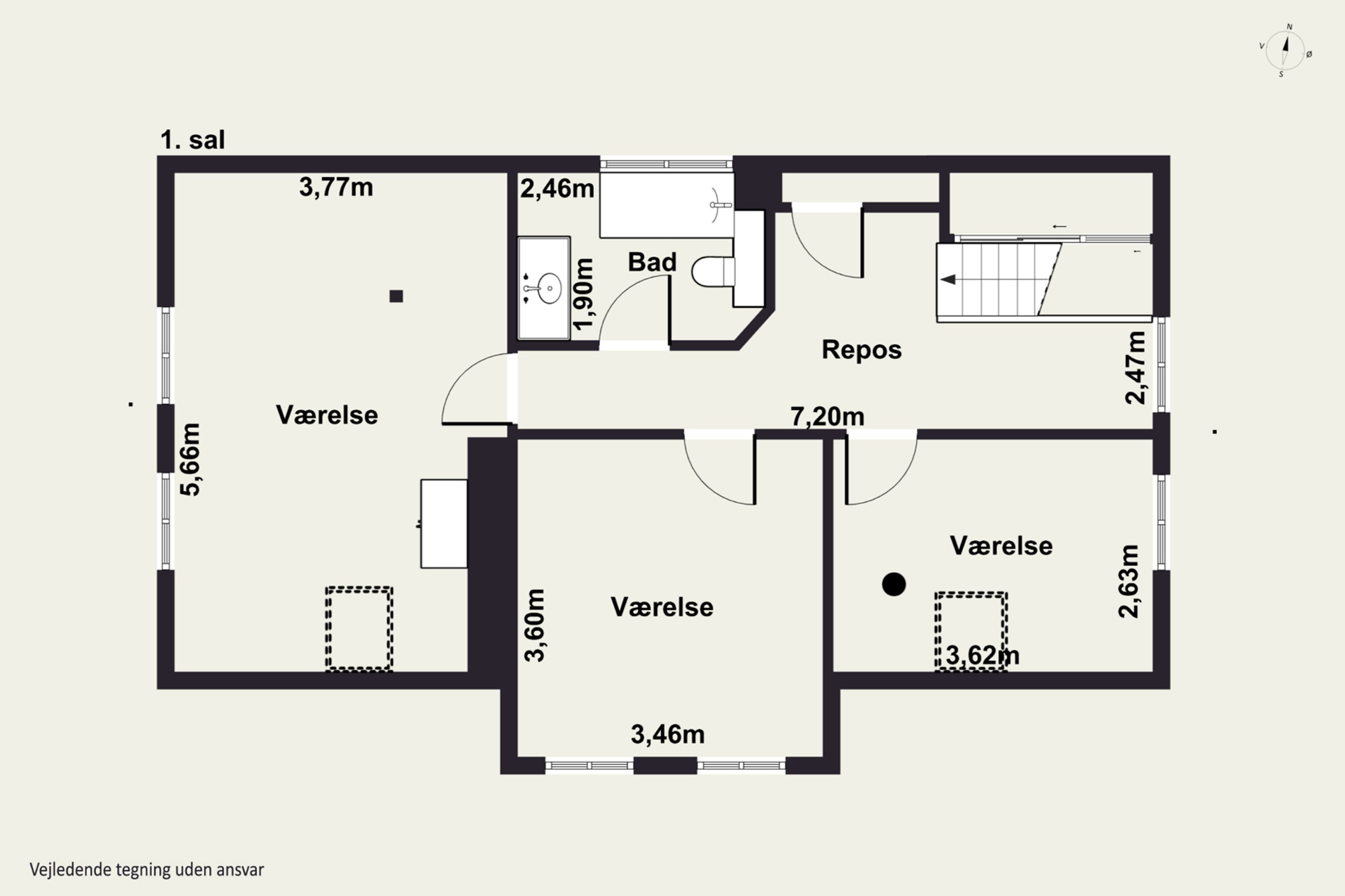 Plantegninger billede af Frydendalvej 52, Vejbæk, 6330 Padborg