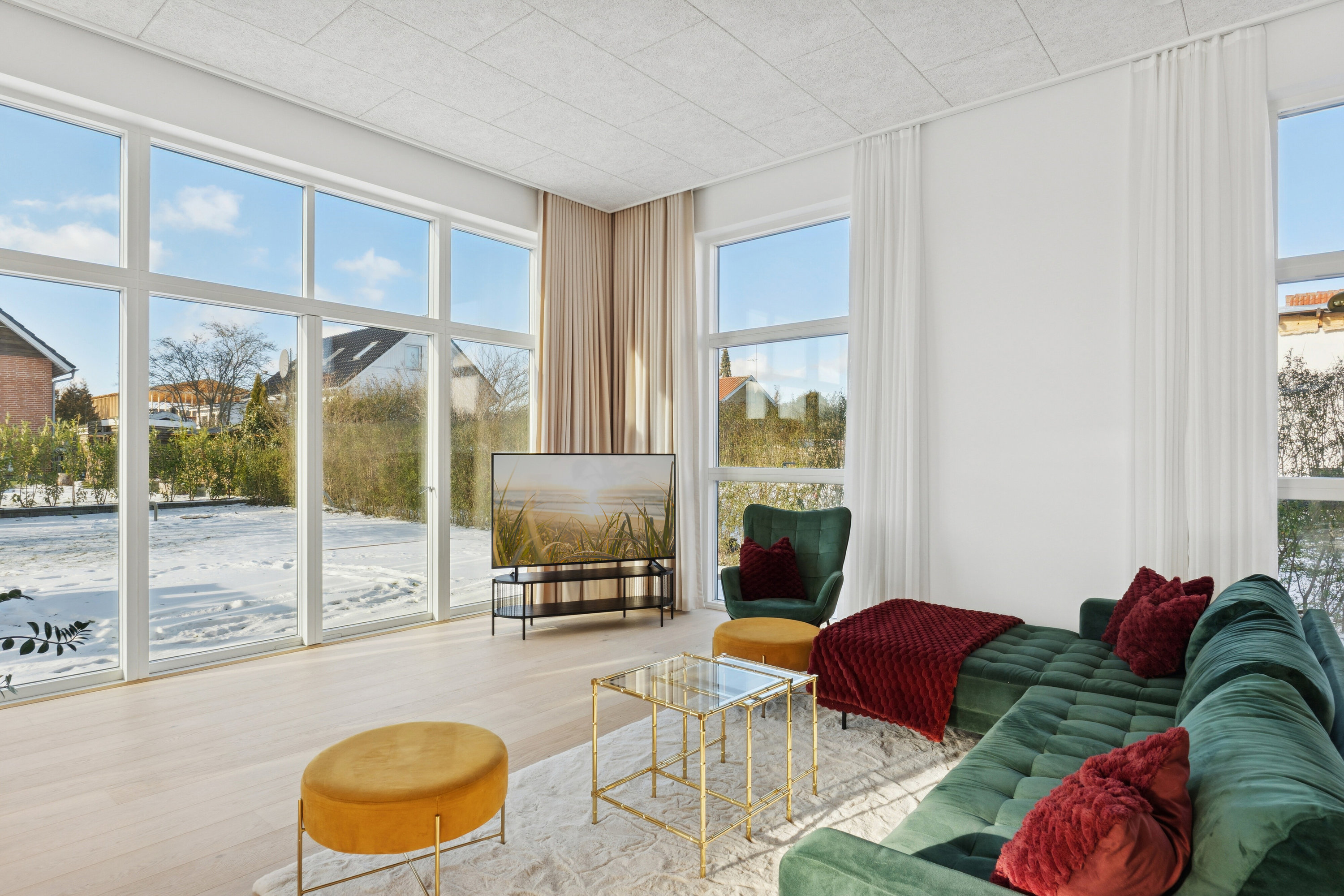 Fremhævet stue billede i fuldskærmstilstand. Billede af Vinkelvænget 11, 2610 Rødovre