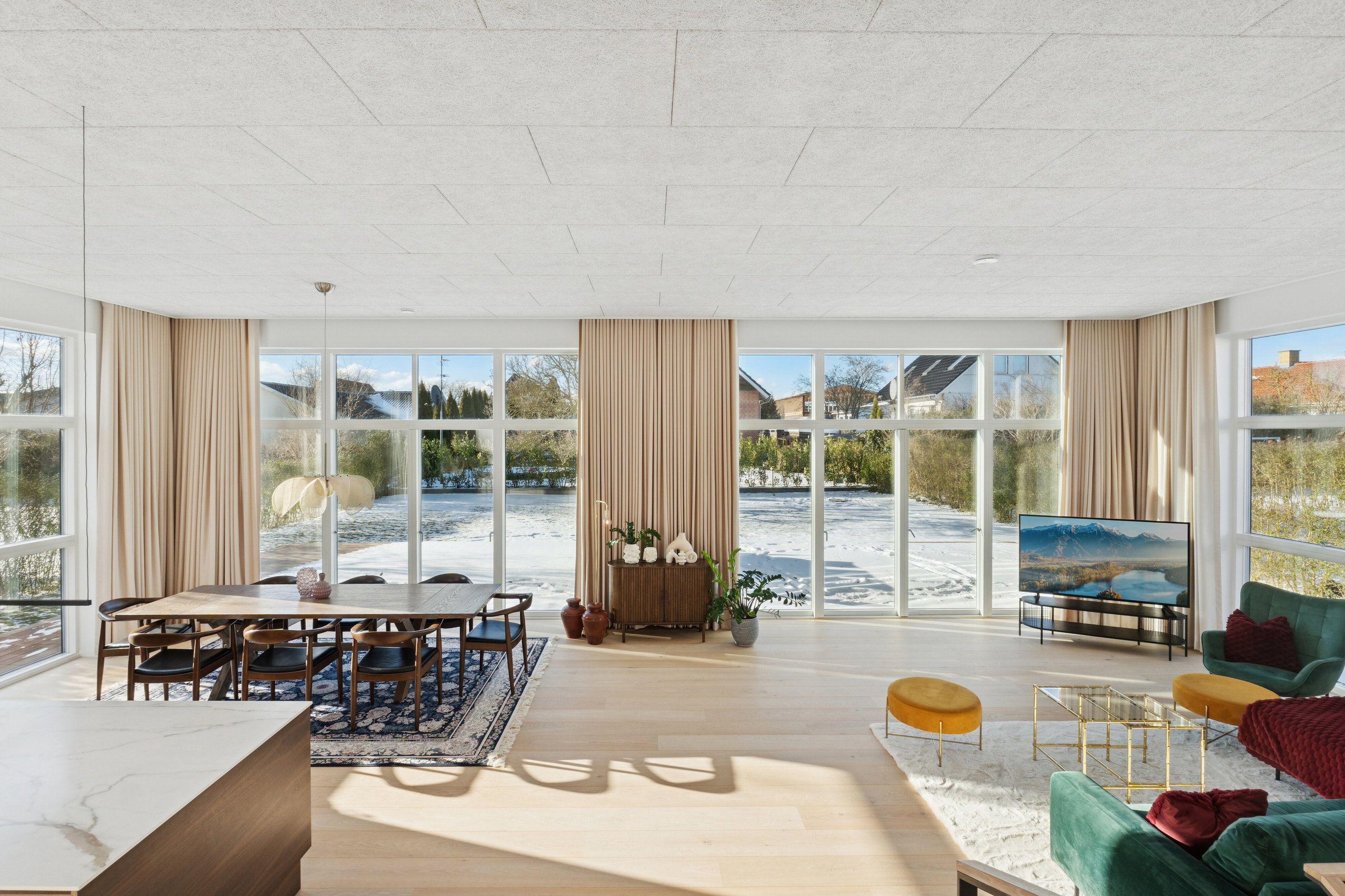 Fremhævet stue billede i fuldskærmstilstand. Billede af Vinkelvænget 11, 2610 Rødovre