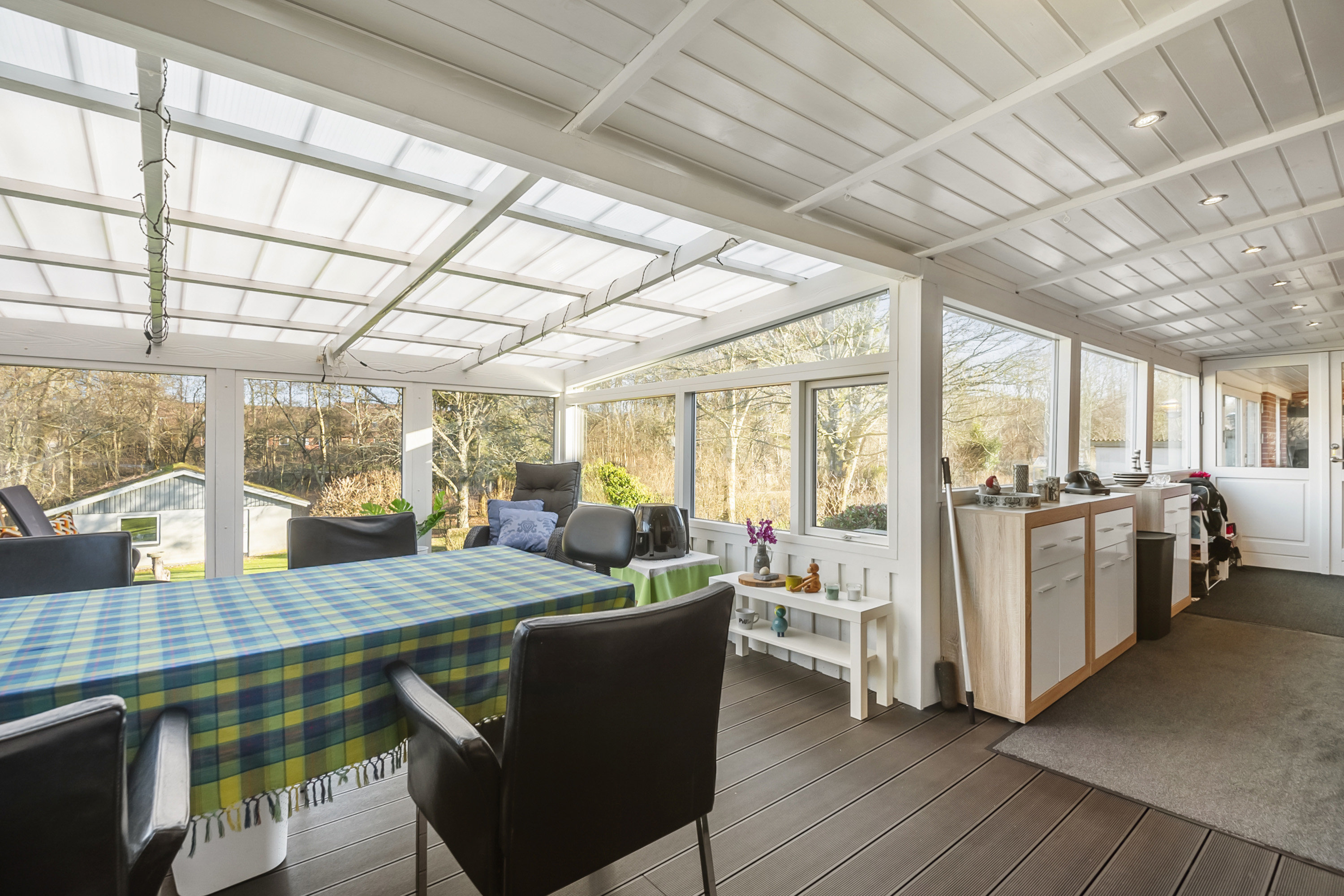 Fremhævet udestue billede i fuldskærmstilstand. Billede af Glistrupsvej 9, 6800 Varde