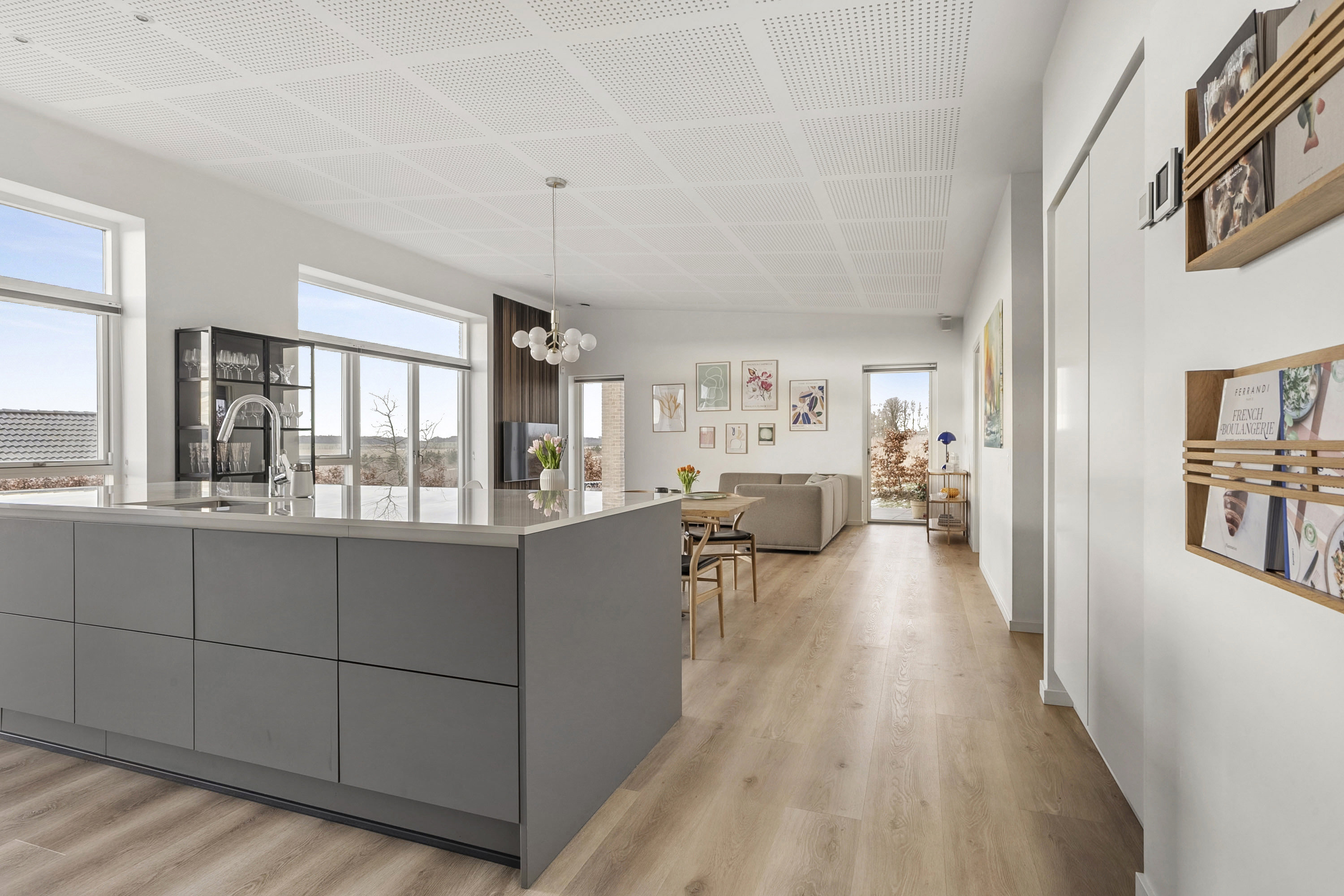 Fremhævet køkken billede i fuldskærmstilstand. Billede af Renrosen 12, 8700 Horsens