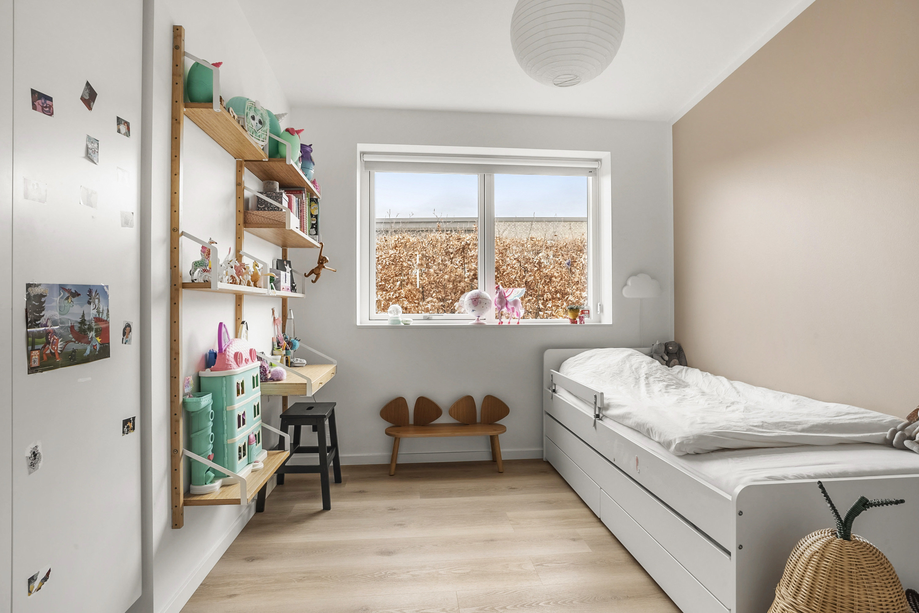 Fremhævet soveværelse billede i fuldskærmstilstand. Billede af Renrosen 12, 8700 Horsens