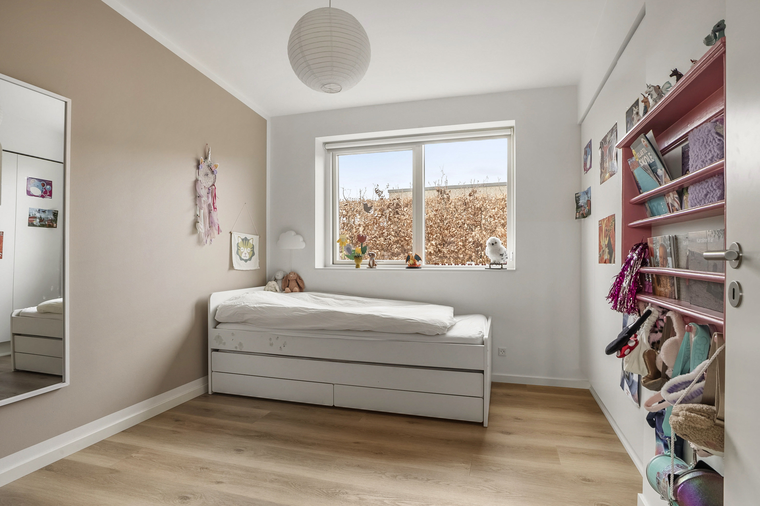 Fremhævet soveværelse billede i fuldskærmstilstand. Billede af Renrosen 12, 8700 Horsens