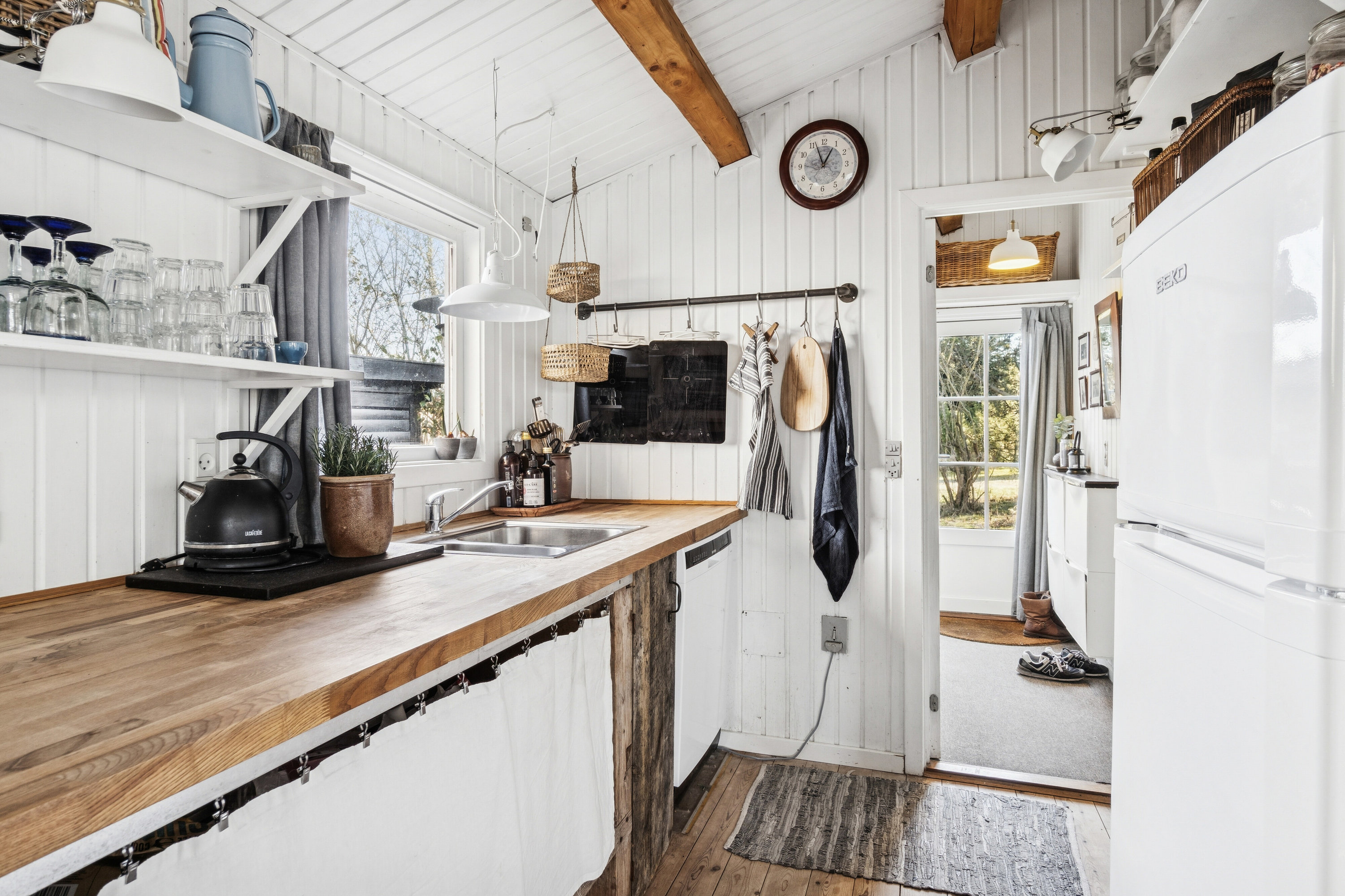 Fremhævet køkken billede i fuldskærmstilstand. Billede af Leifavej Vestre 32, 4550 Asnæs