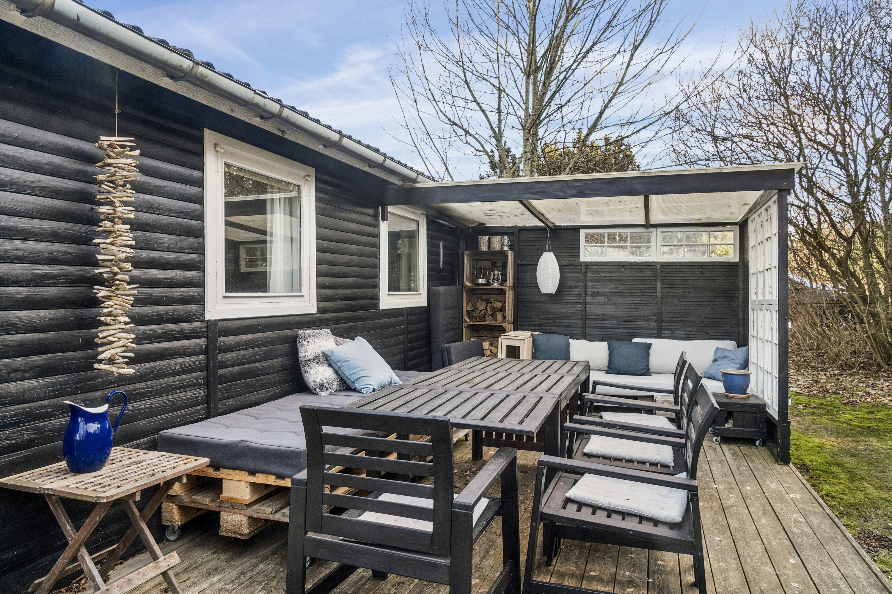 Fremhævet overdækket terrasse billede i fuldskærmstilstand. Billede af Leifavej Vestre 32, 4550 Asnæs