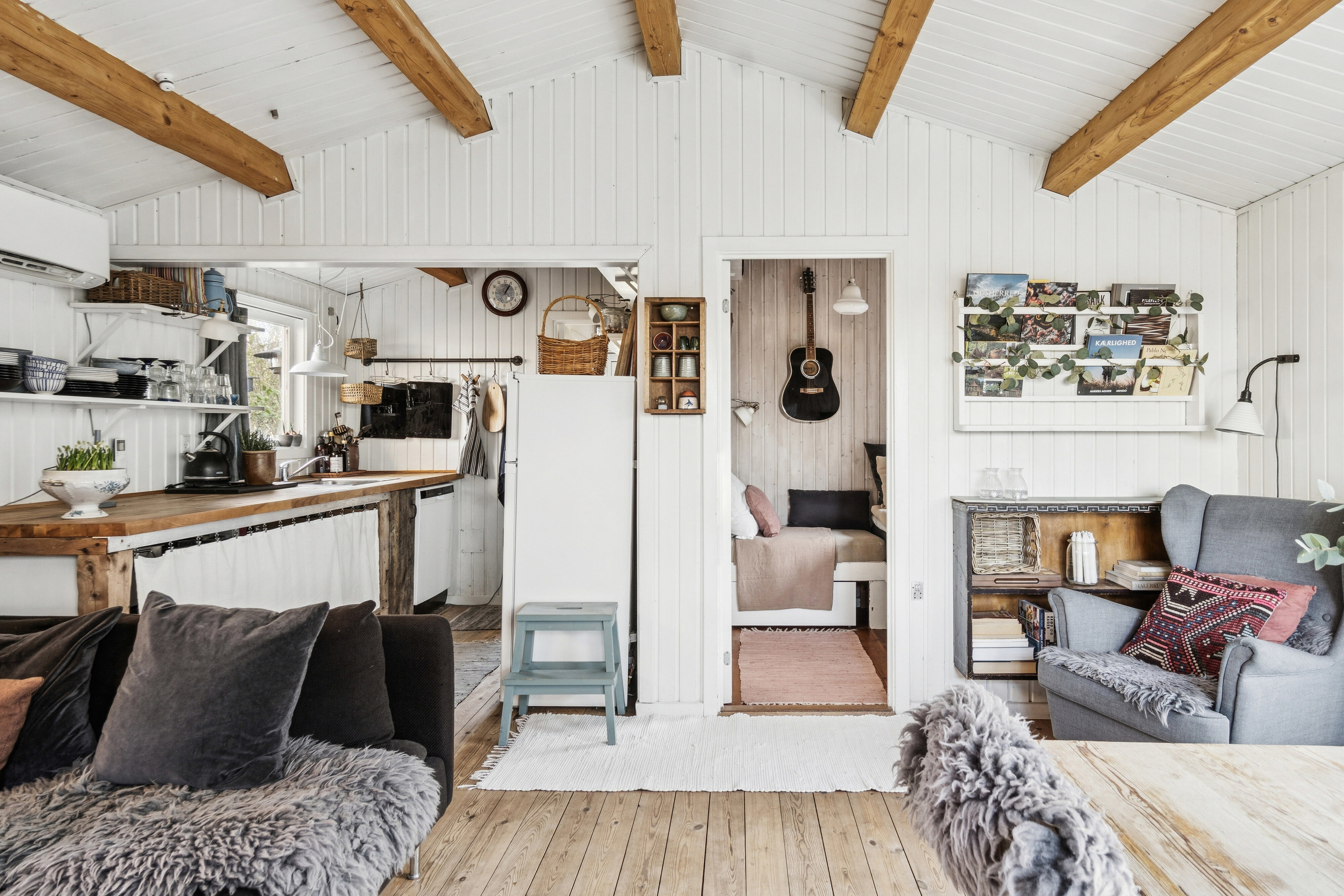 Fremhævet stue billede i fuldskærmstilstand. Billede af Leifavej Vestre 32, 4550 Asnæs