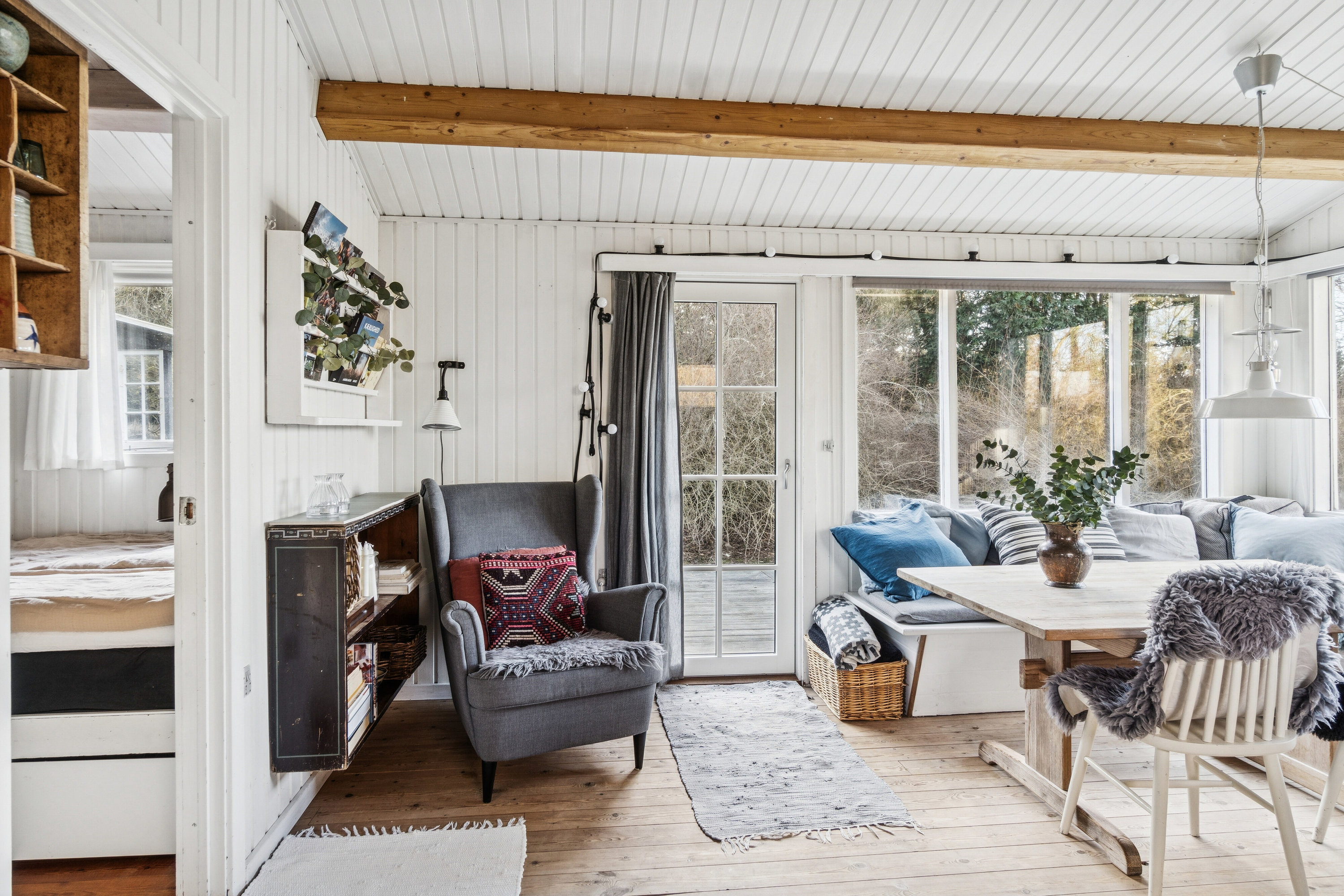 Fremhævet stue billede i fuldskærmstilstand. Billede af Leifavej Vestre 32, 4550 Asnæs