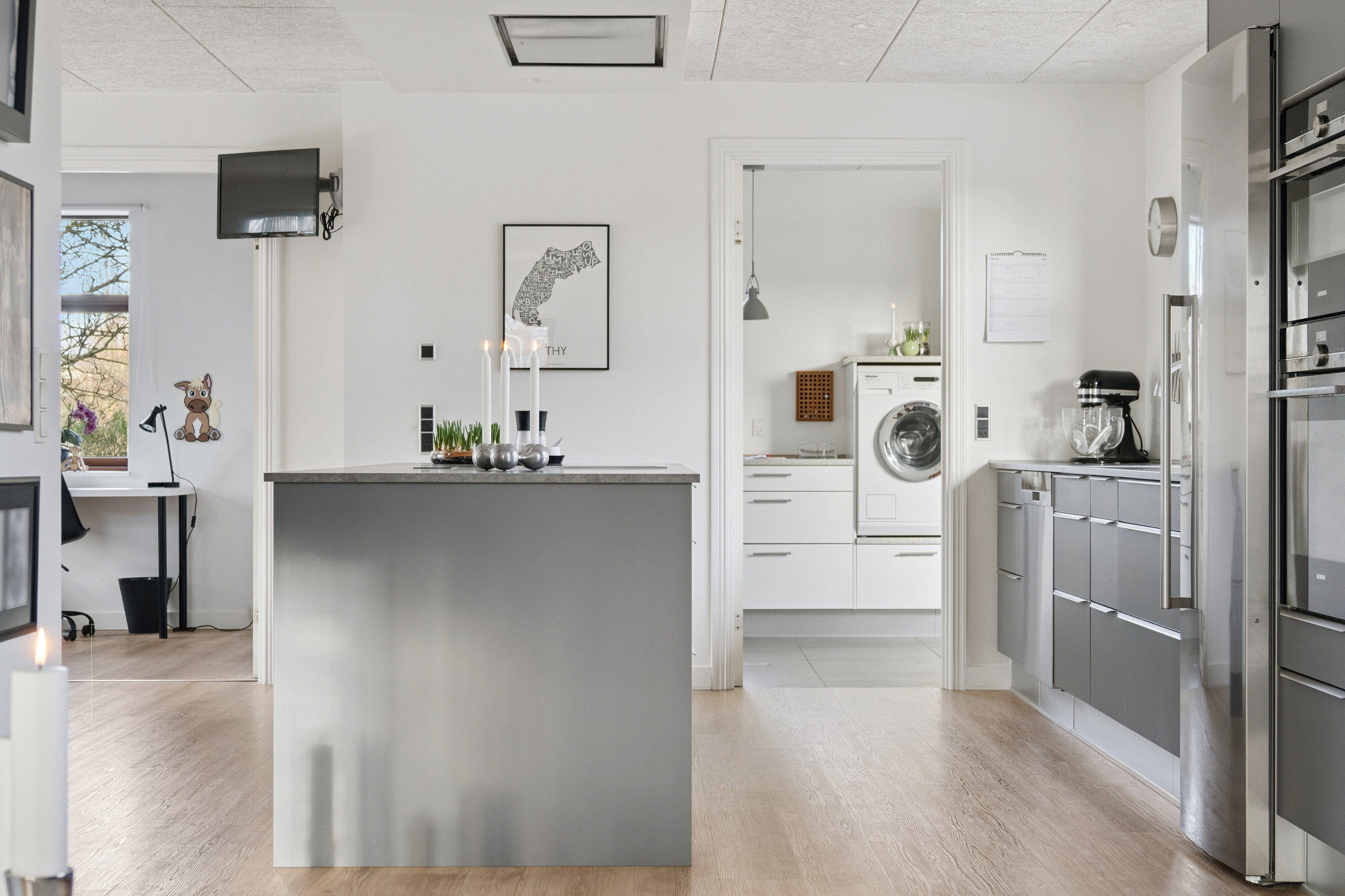 Fremhævet køkken billede i fuldskærmstilstand. Billede af Silstrupvej 22, Tilsted, 7700 Thisted