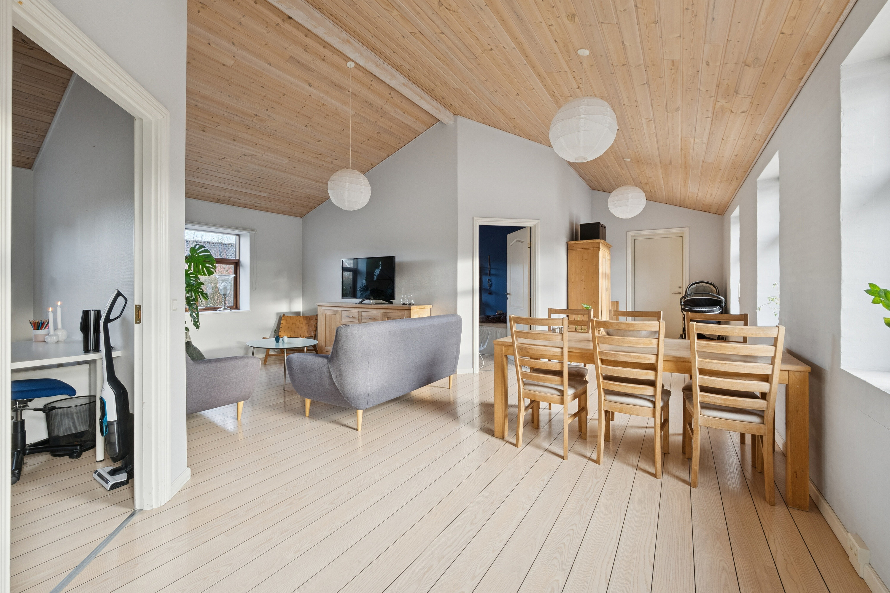 Fremhævet stue billede i fuldskærmstilstand. Billede af Silstrupvej 22, Tilsted, 7700 Thisted