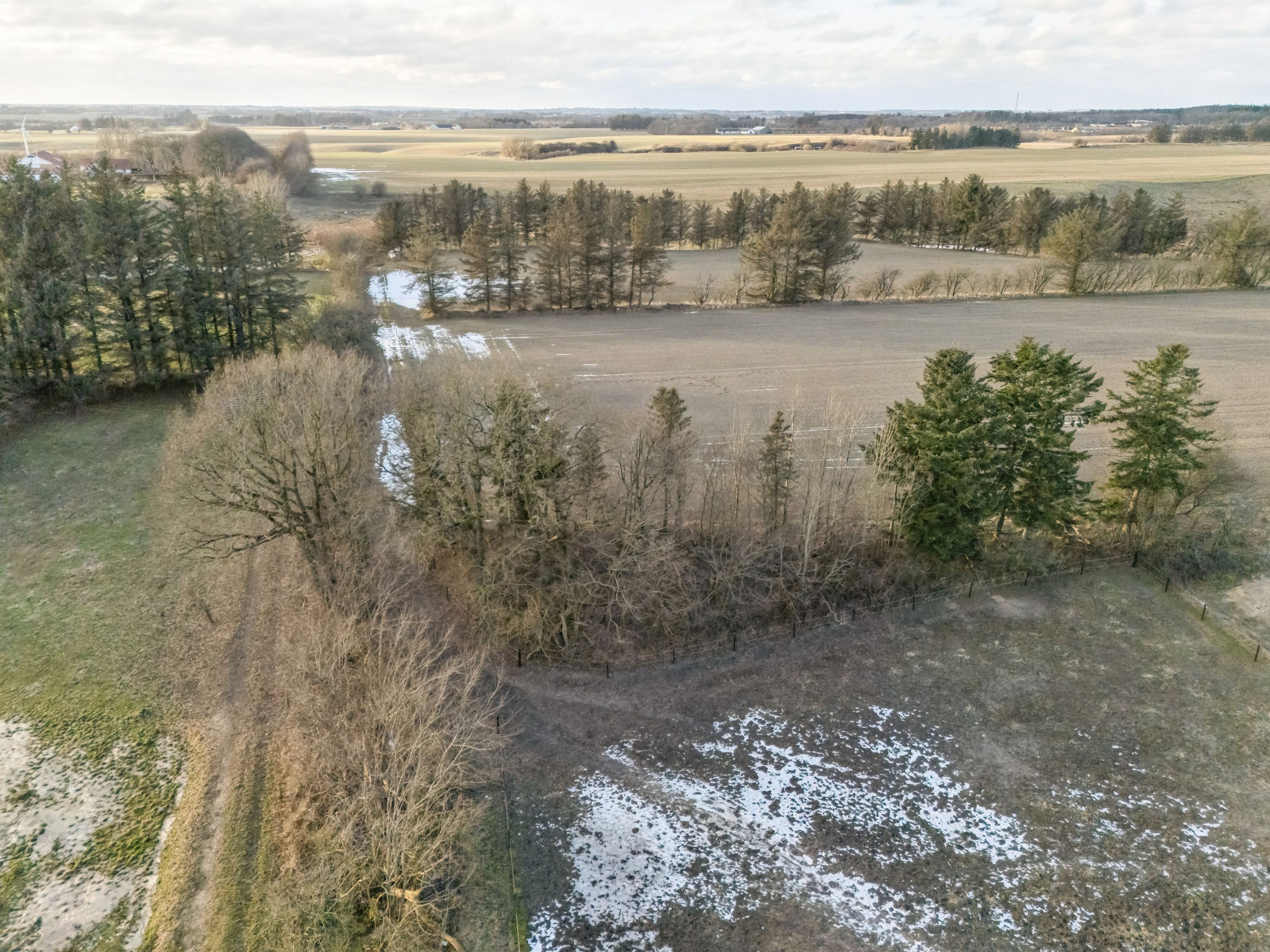 Fremhævet luftfoto billede i fuldskærmstilstand. Billede af Ålborgvej 202, 9800 Hjørring