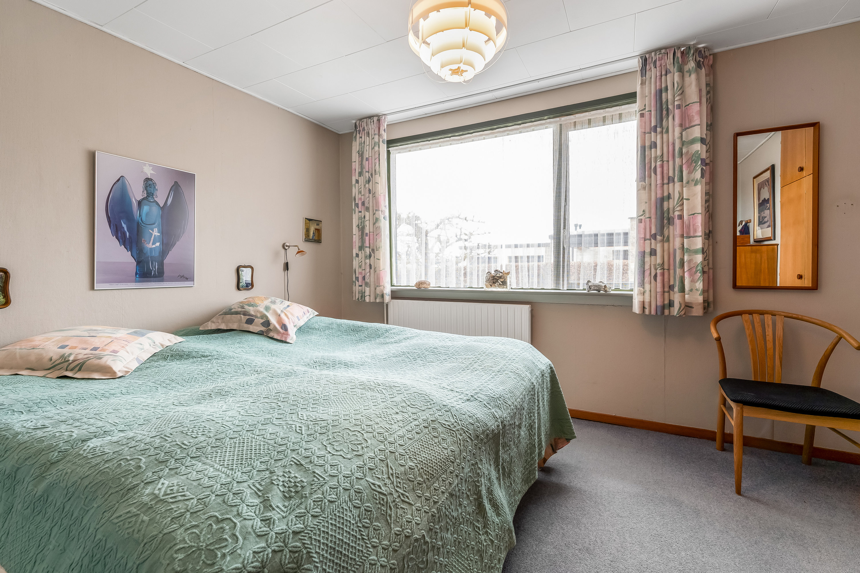 Fremhævet soveværelse billede i fuldskærmstilstand. Billede af Blomstertoften 43, Tjørring, 7400 Herning