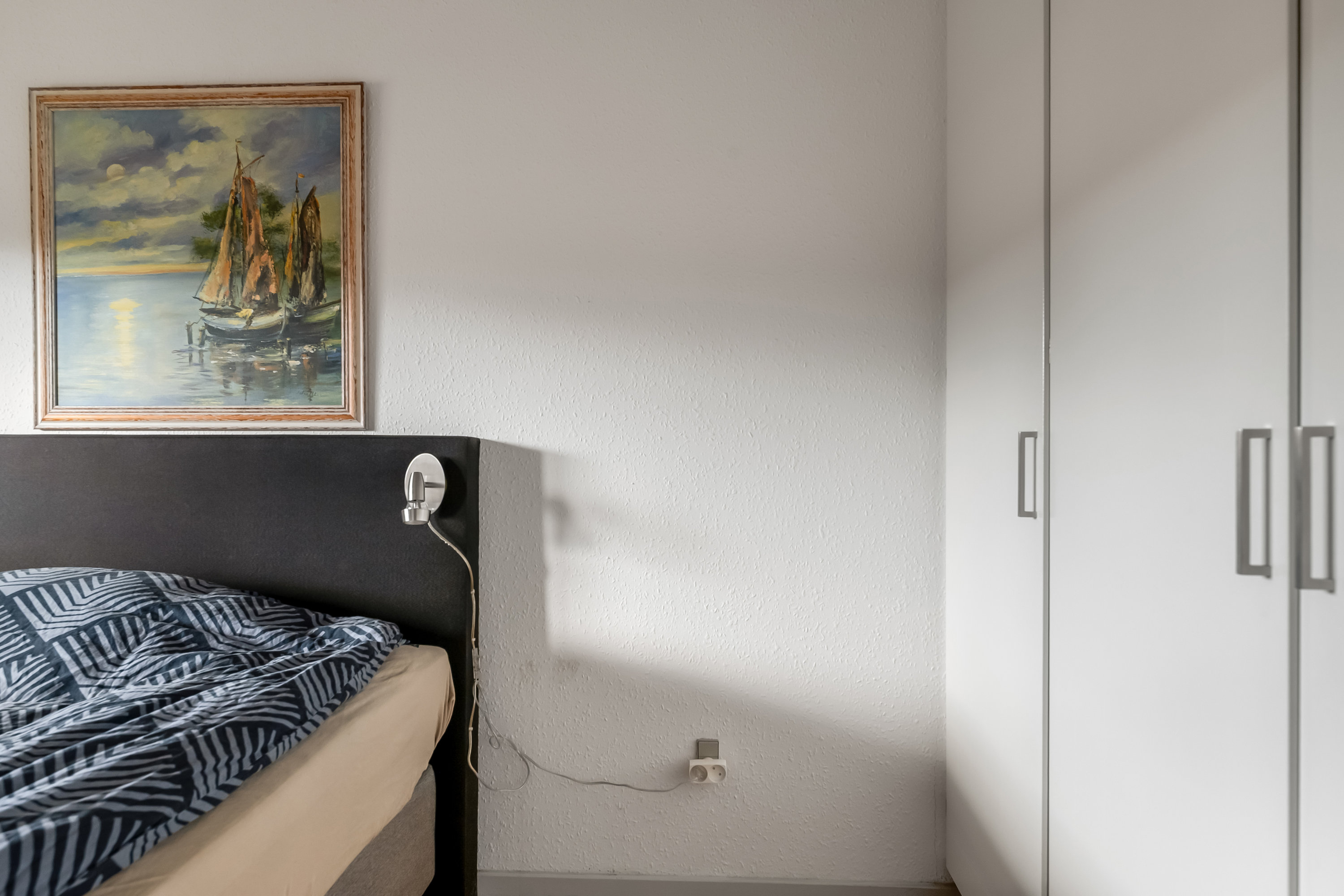 Fremhævet soveværelse billede i fuldskærmstilstand. Billede af Rønne Alle 316, 7451 Sunds