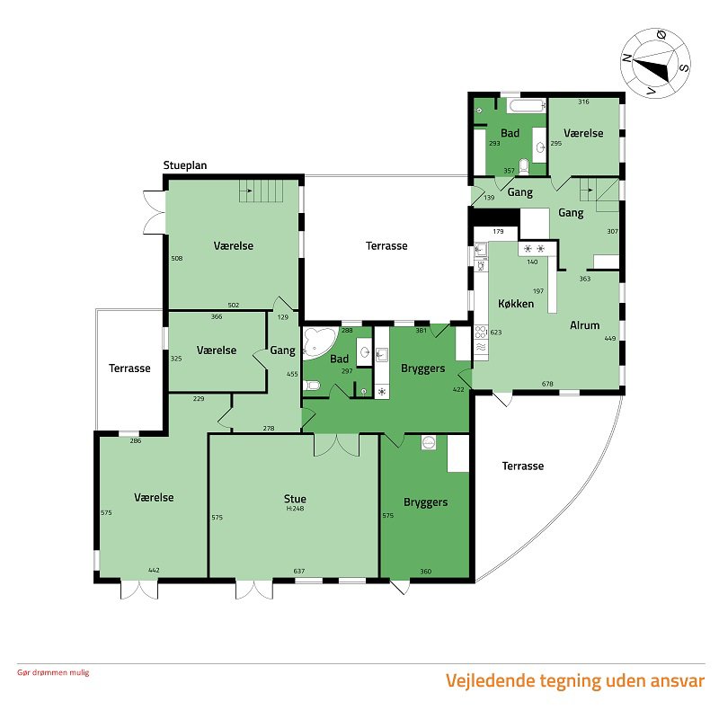 Plantegninger billede af Sandholtvej 45, Sh Lyndelse, 5672 Broby