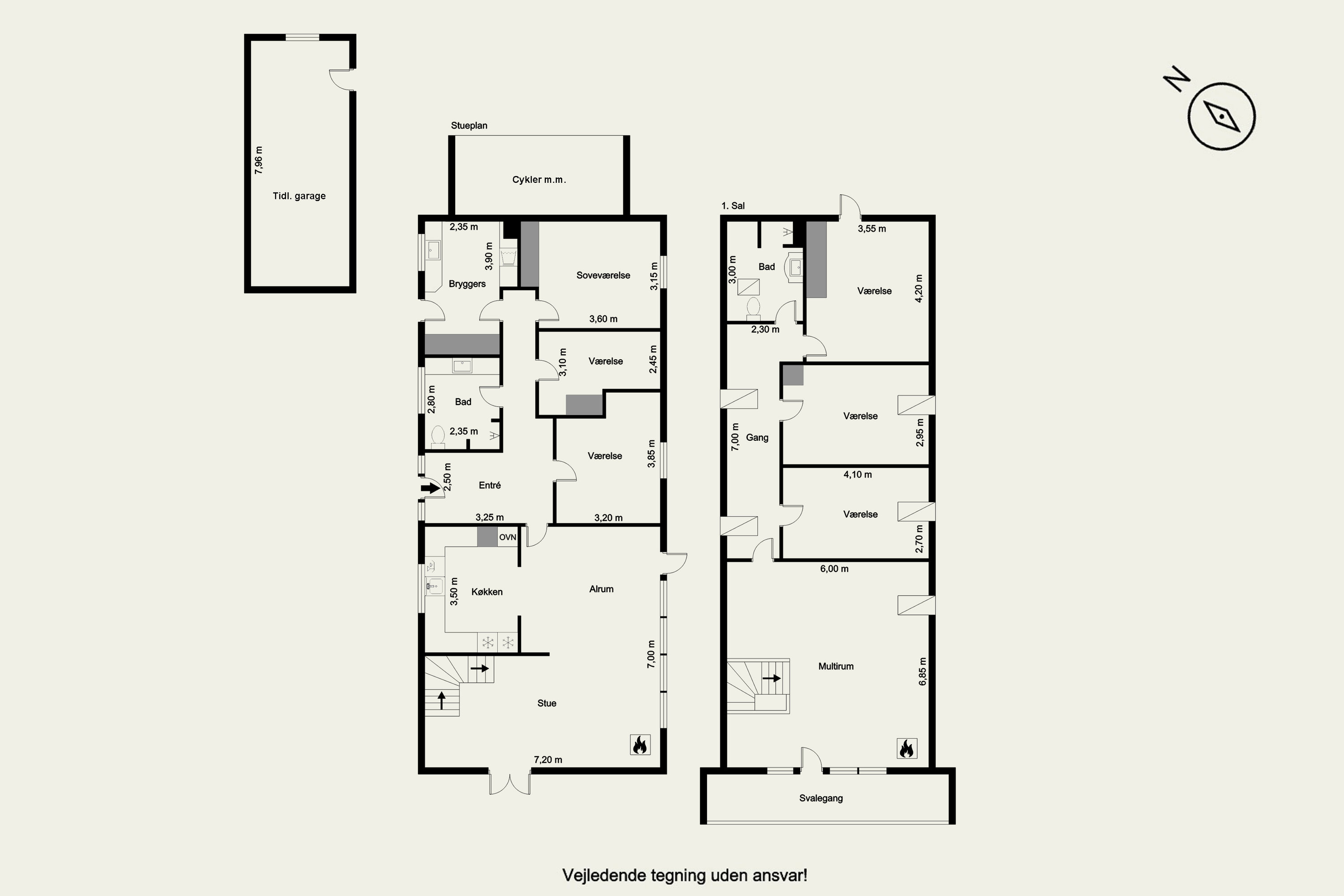 Plantegninger billede af Villavej 29, Mejrup, 7500 Holstebro