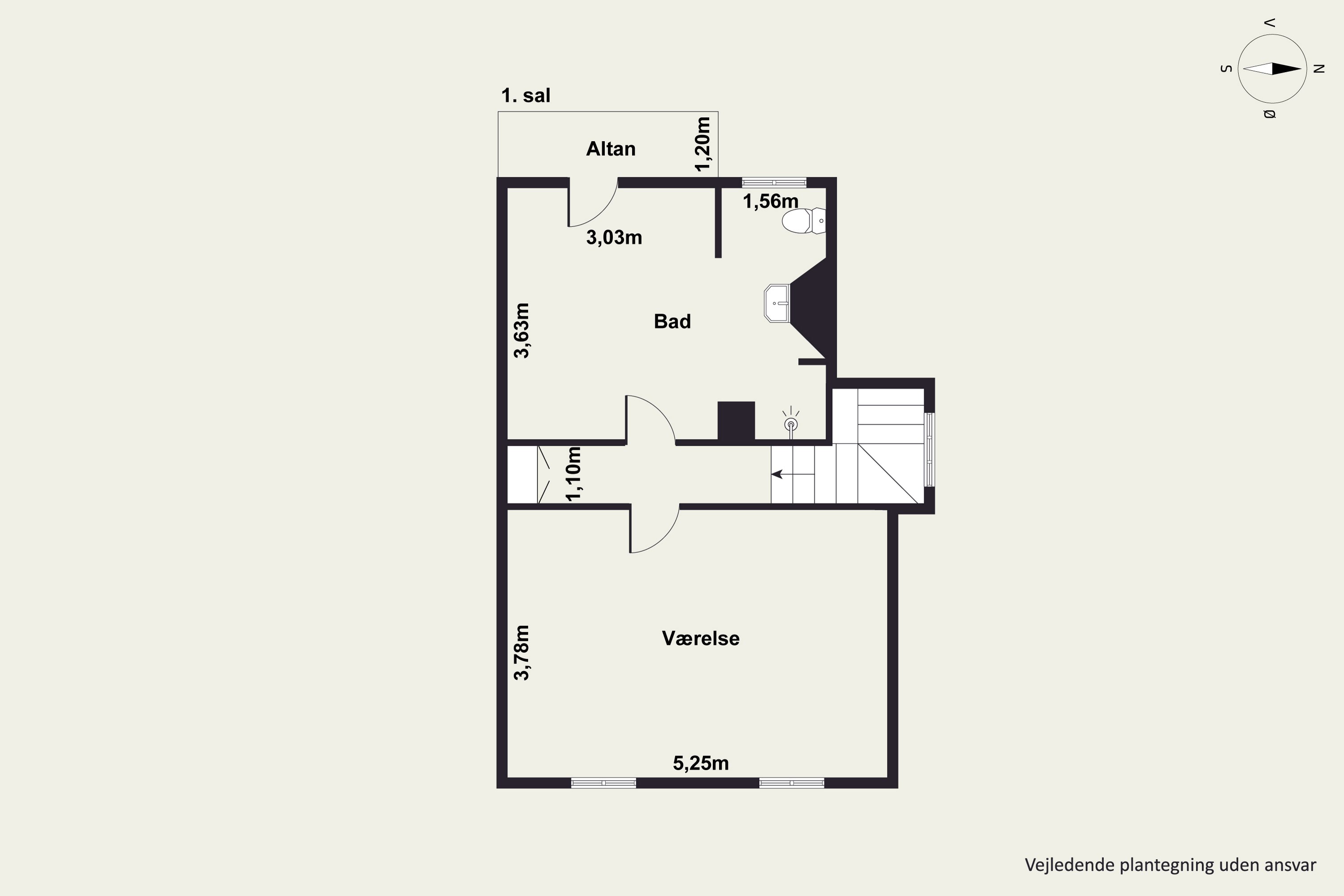 Plantegninger billede af Højbovej 17, 2500 Valby