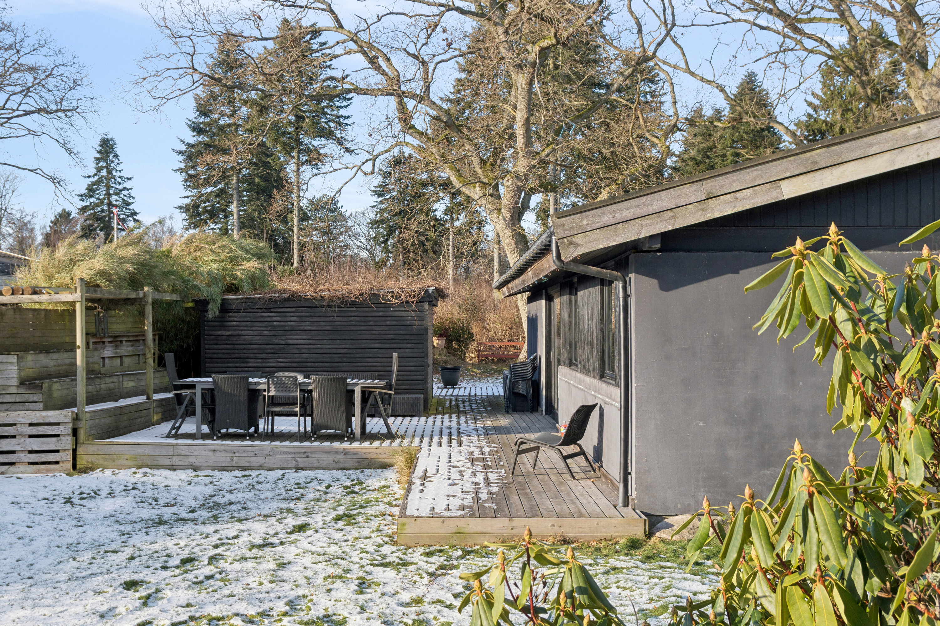 Fremhævet set fra haven billede i fuldskærmstilstand. Billede af Toftemosevej 39, 3100 Hornbæk