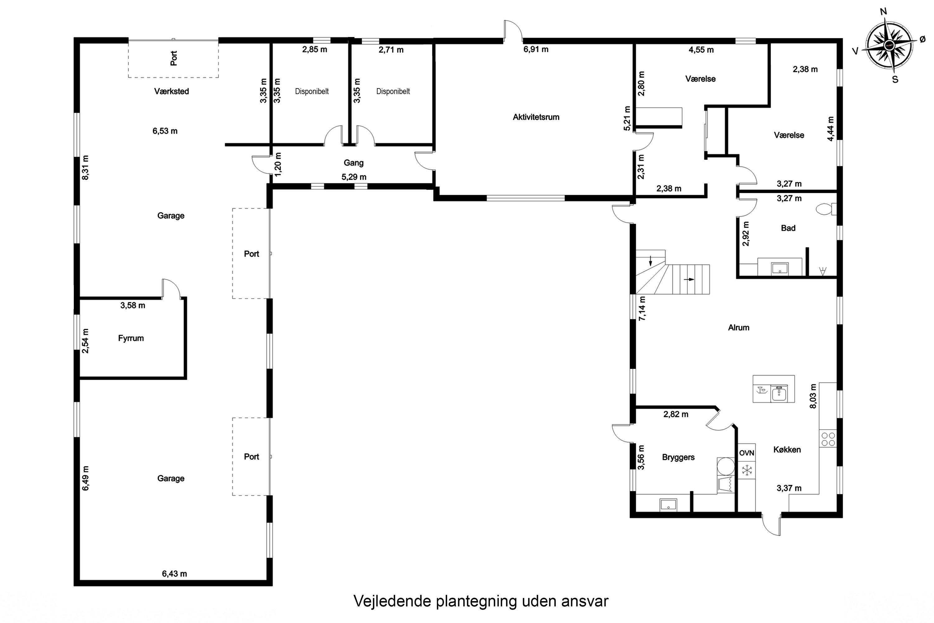 Plantegninger billede af Ådalvej 52, Ildved, 7160 Tørring