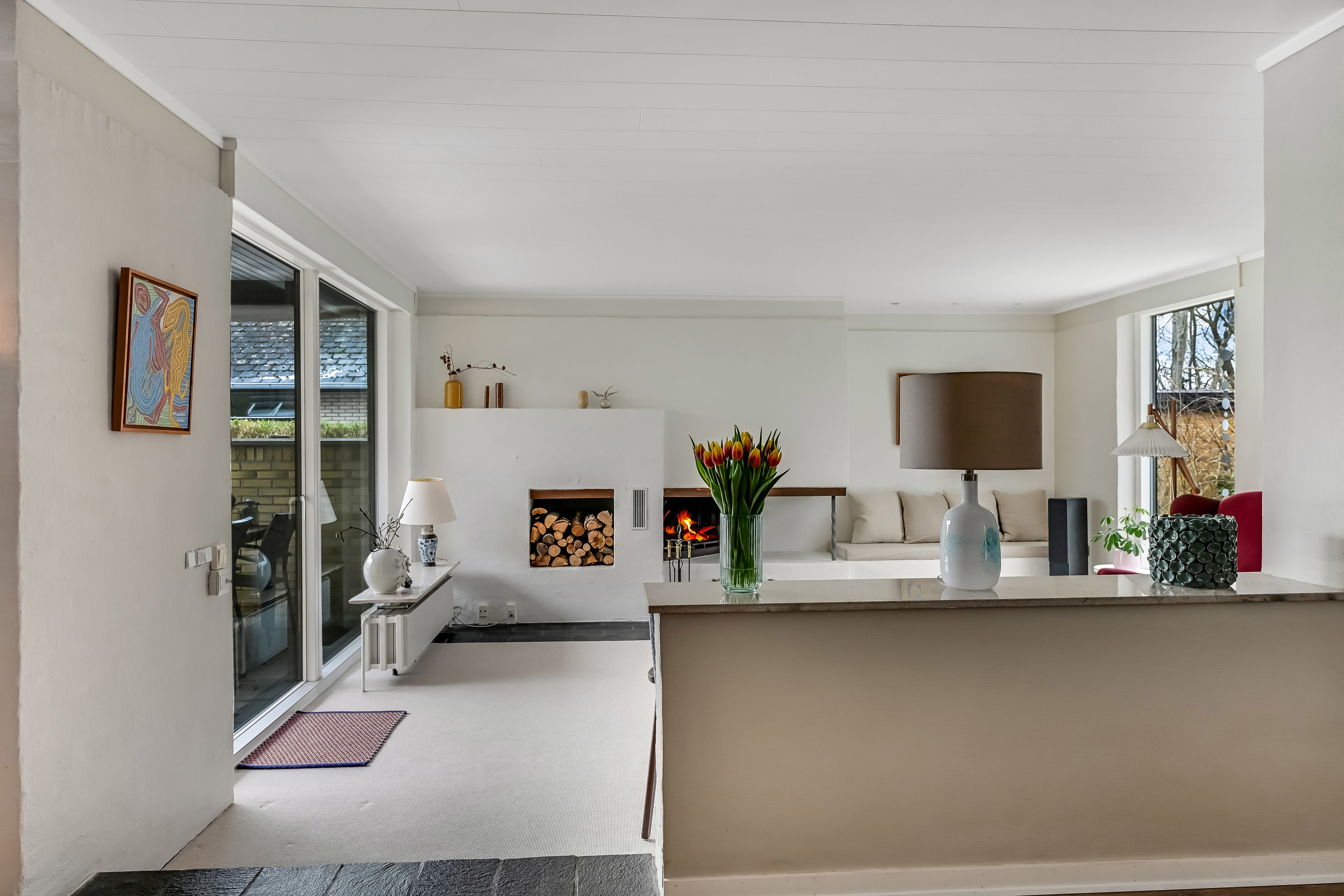 Fremhævet stue billede i fuldskærmstilstand. Billede af Snerlevej 4, 6710 Esbjerg V