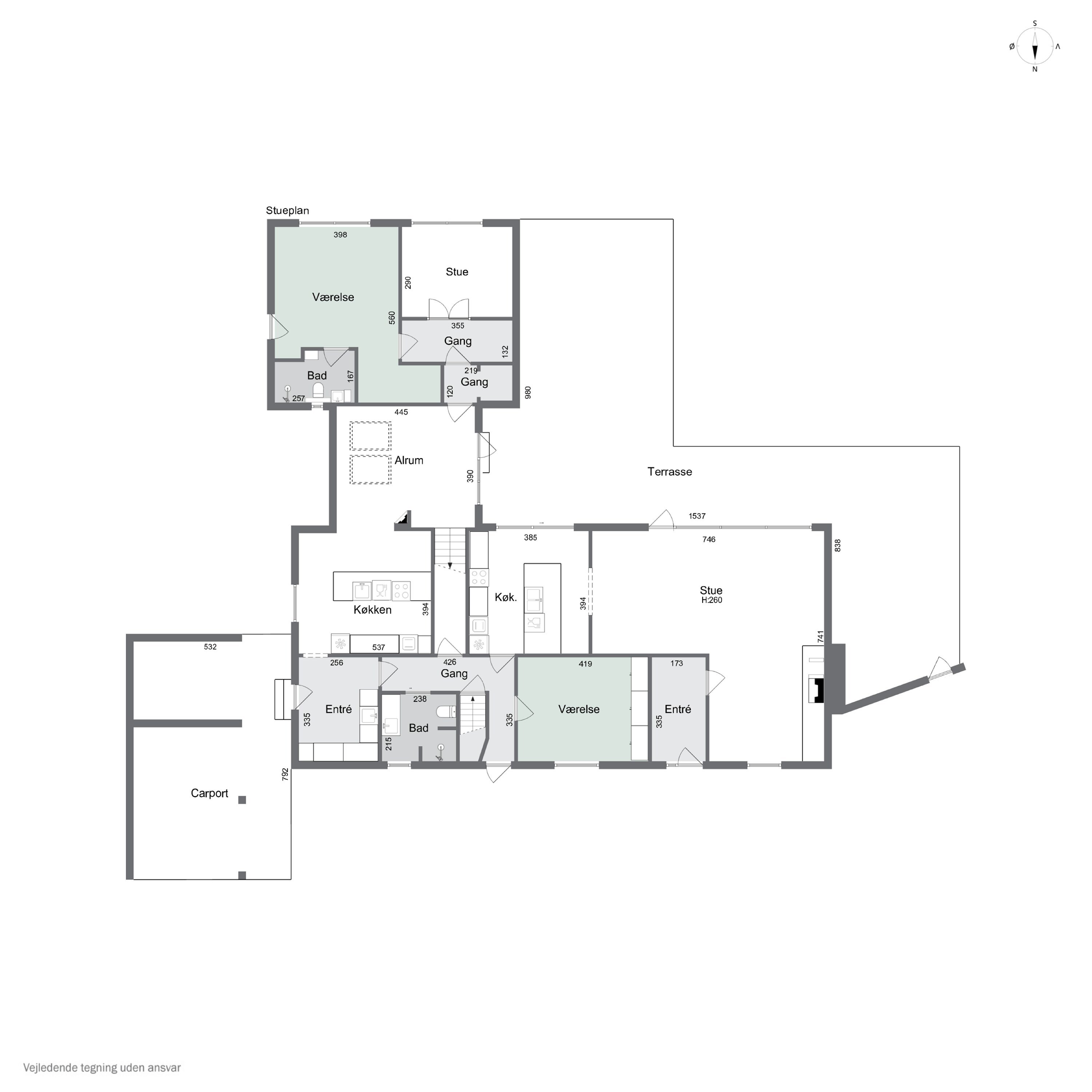 Plantegninger billede af H.P. Simonsens Allé 185, Sanderum, 5250 Odense SV