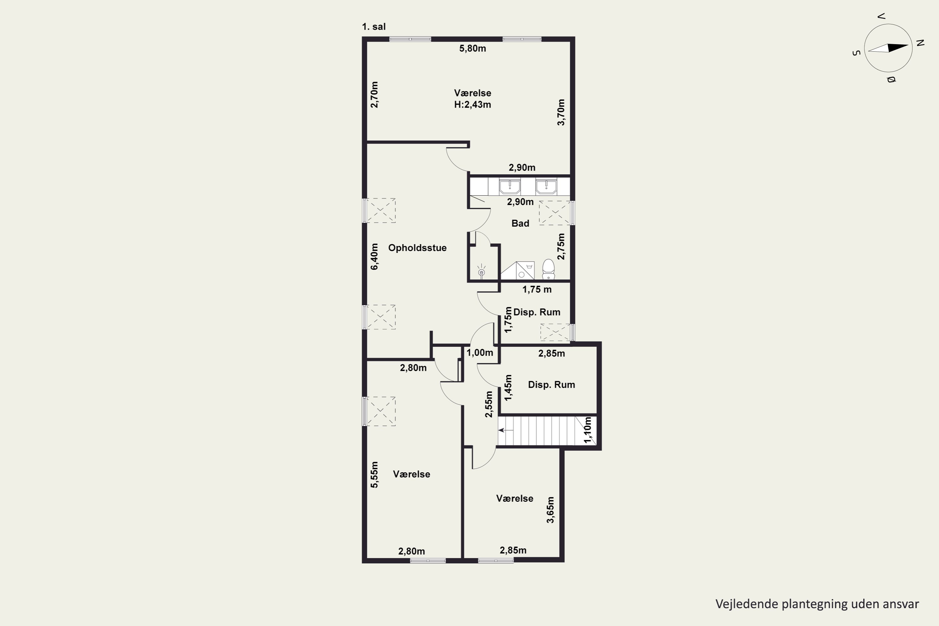 Plantegninger billede af Skolegade 4, 8850 Bjerringbro