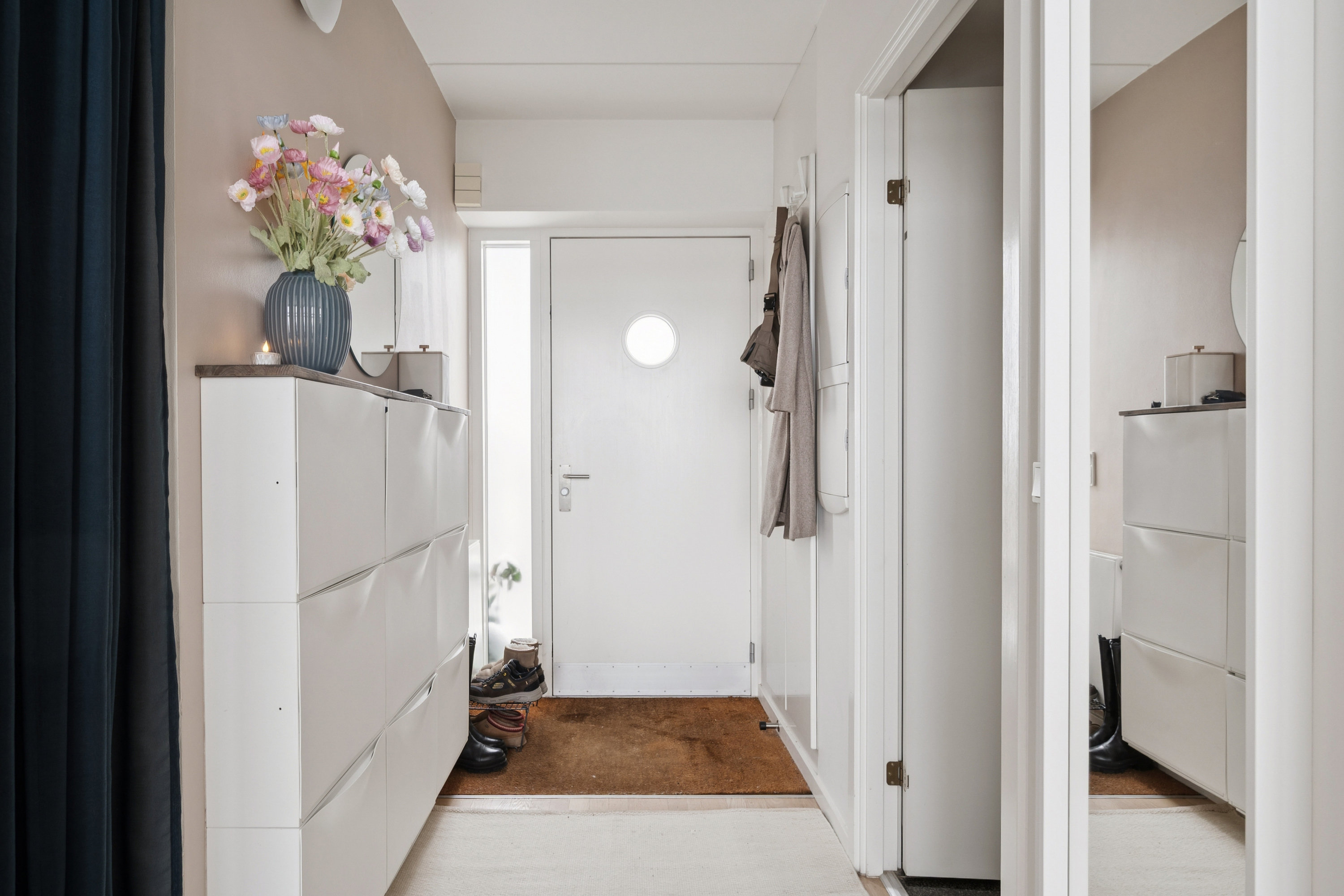 Fremhævet entré billede i fuldskærmstilstand. Billede af Elgårdsminde 109, 4. th., Søften, 8382 Hinnerup