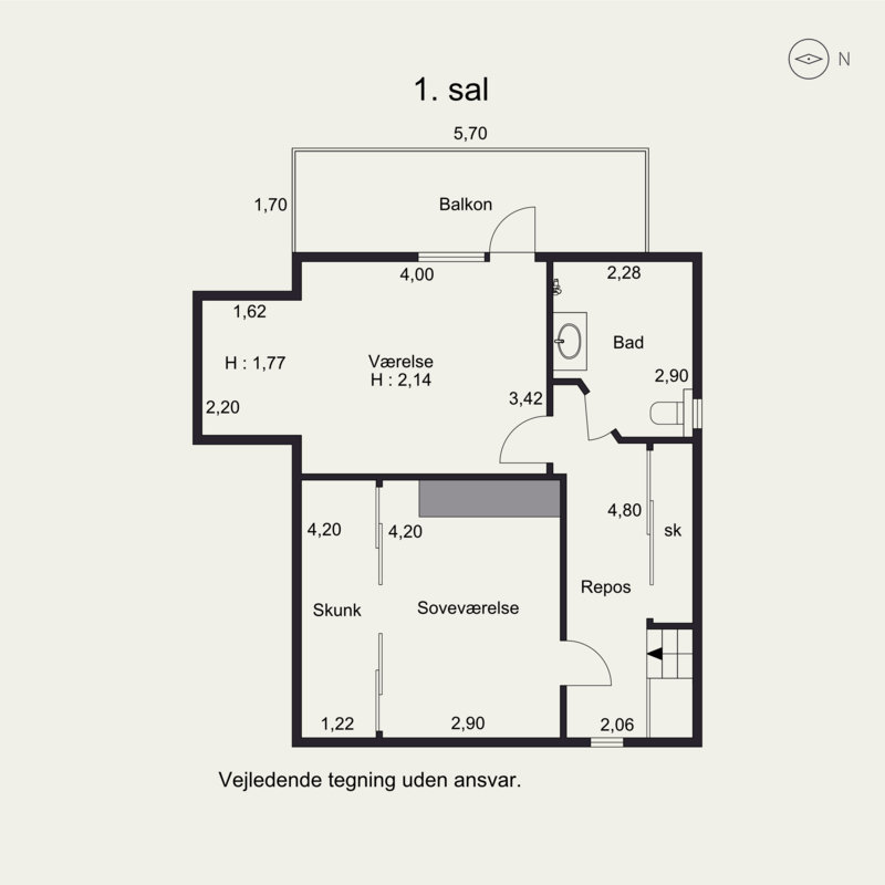Plantegninger billede af Torupvej 8, 8350 Hundslund