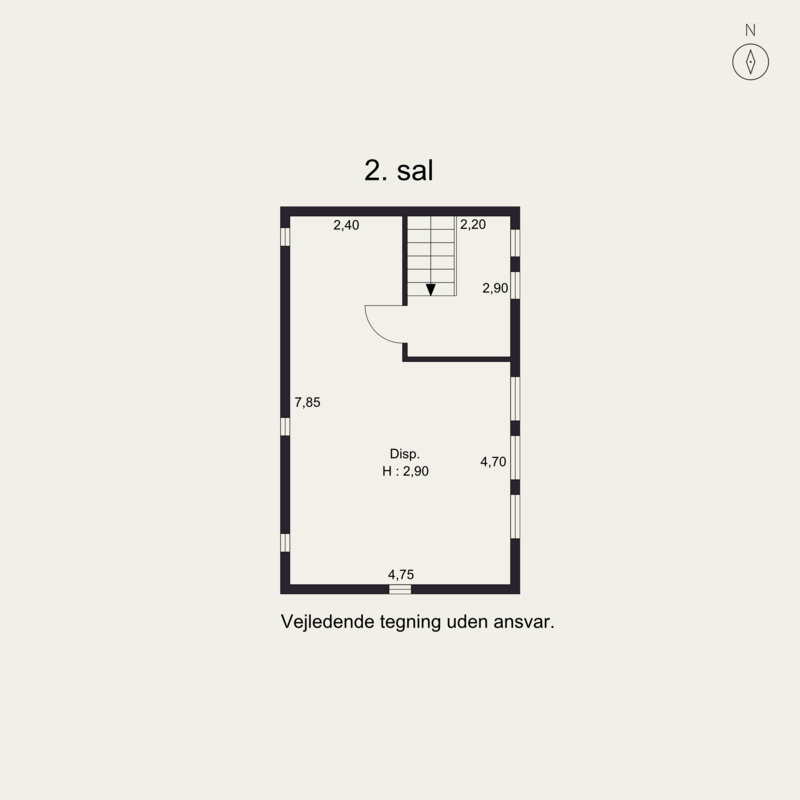 Plantegninger billede af Hjortevangen 3, 2920 Charlottenlund