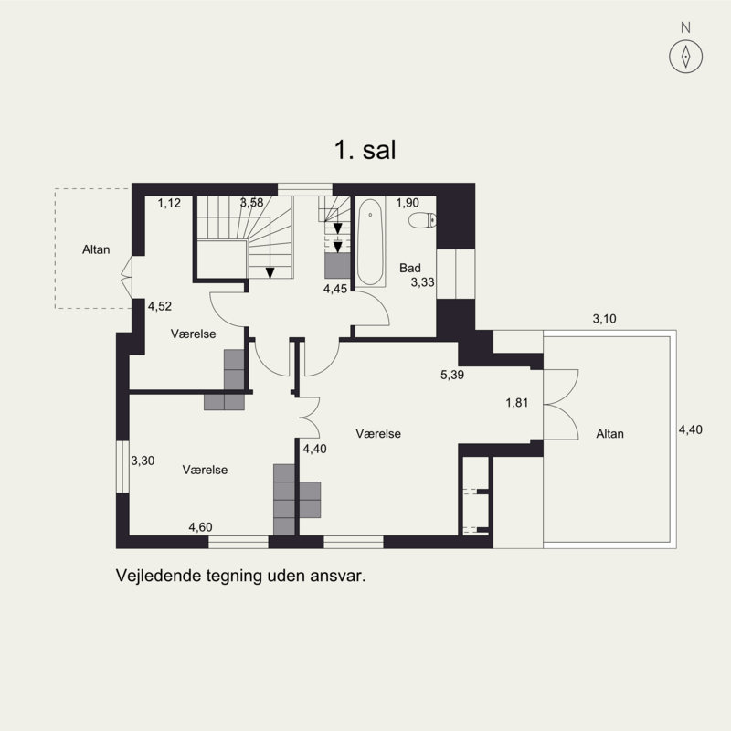 Plantegninger billede af Hjortevangen 3, 2920 Charlottenlund