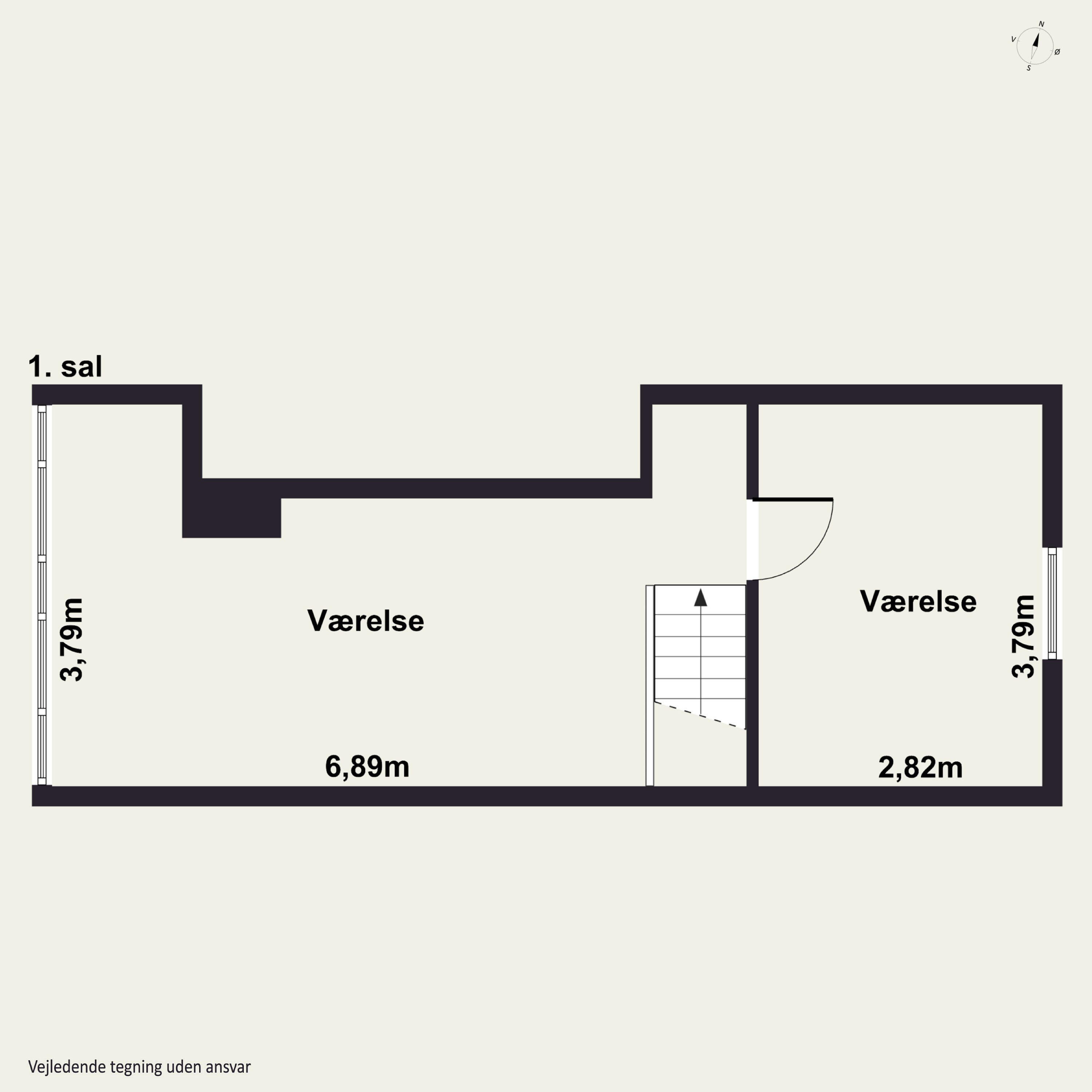 Plantegninger billede af Trekanten 20, 4200 Slagelse