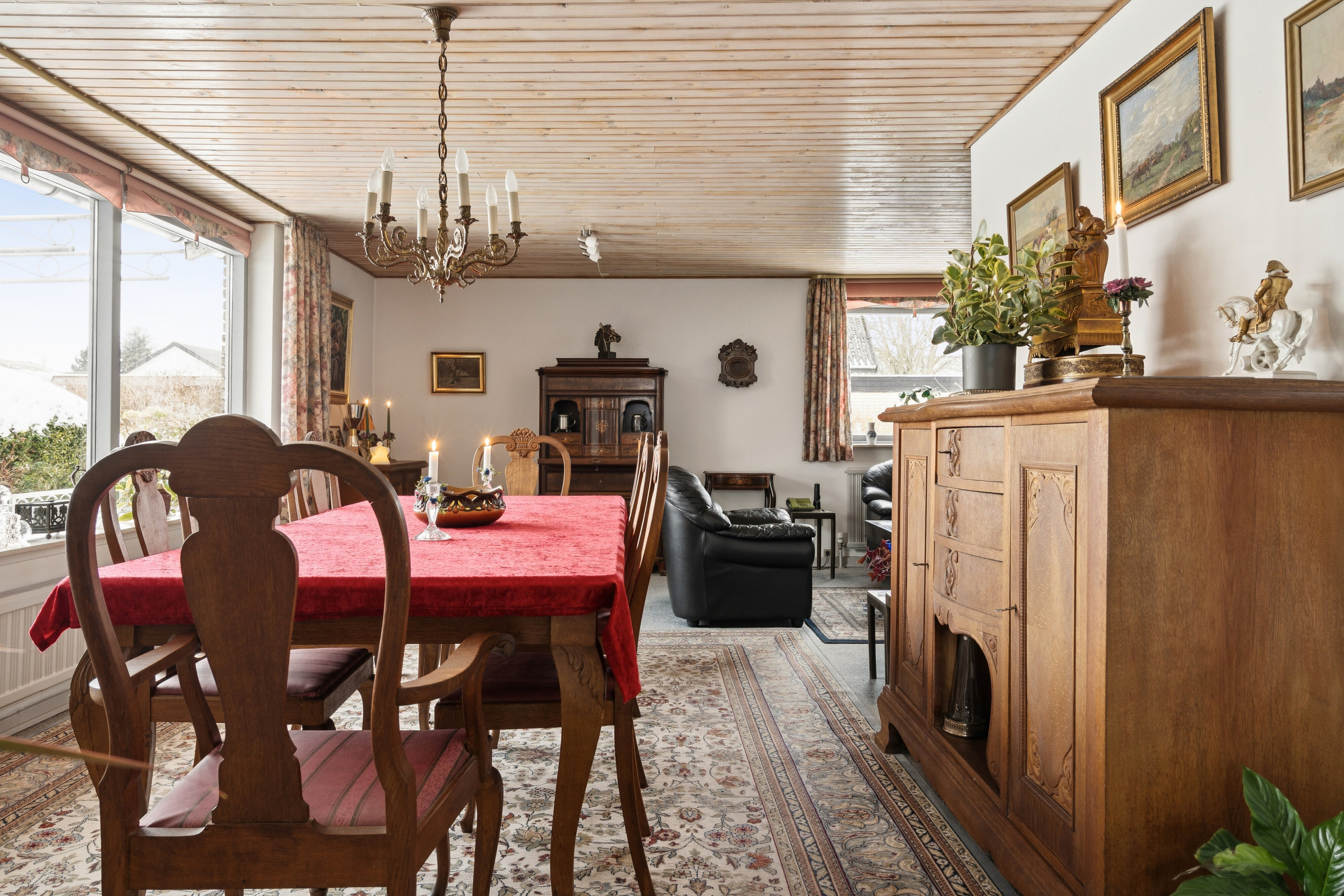 Fremhævet spisestue billede i fuldskærmstilstand. Billede af Nordmandsvej 7, 4050 Skibby