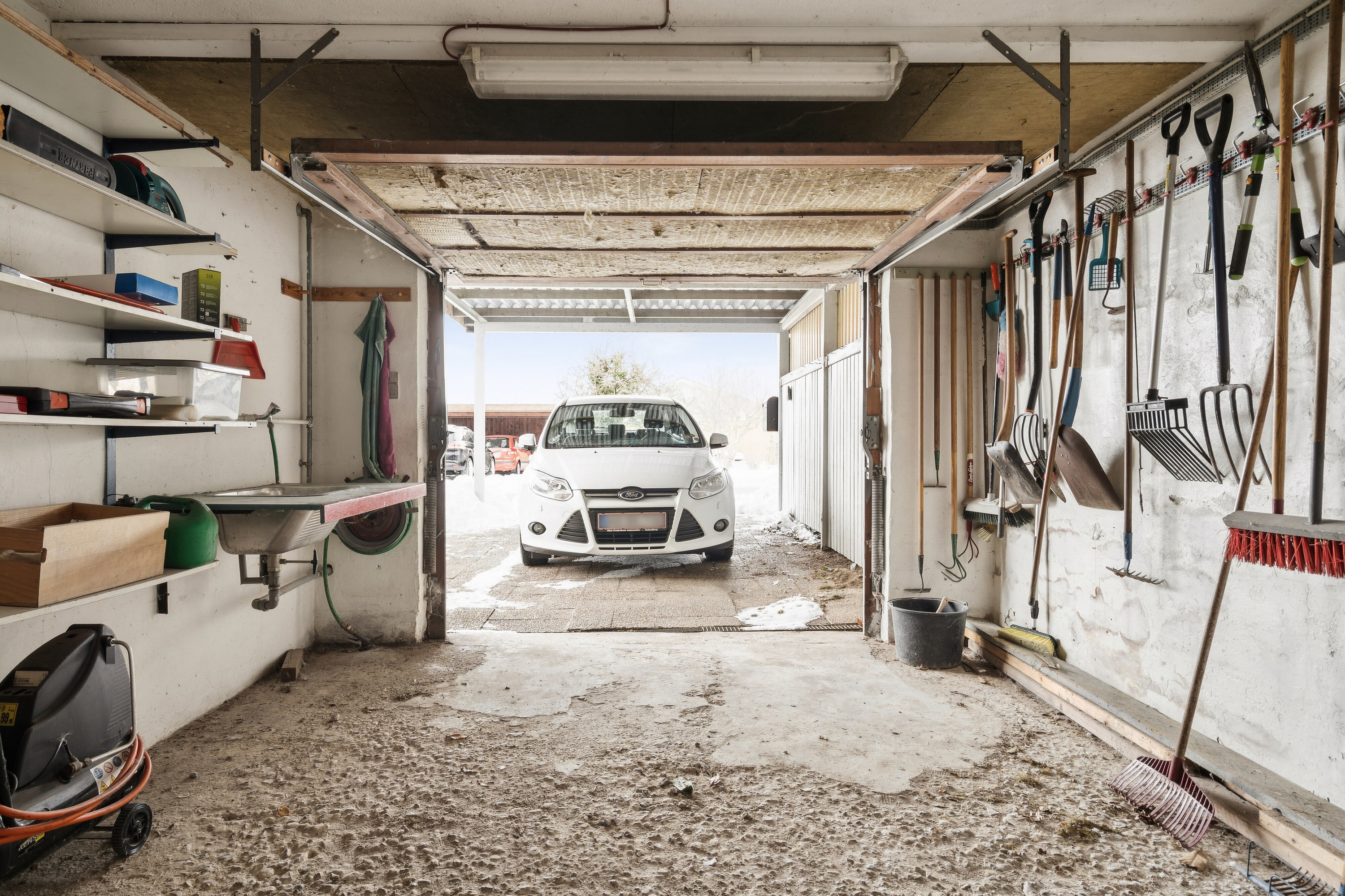 Fremhævet garage billede i fuldskærmstilstand. Billede af Nordmandsvej 7, 4050 Skibby