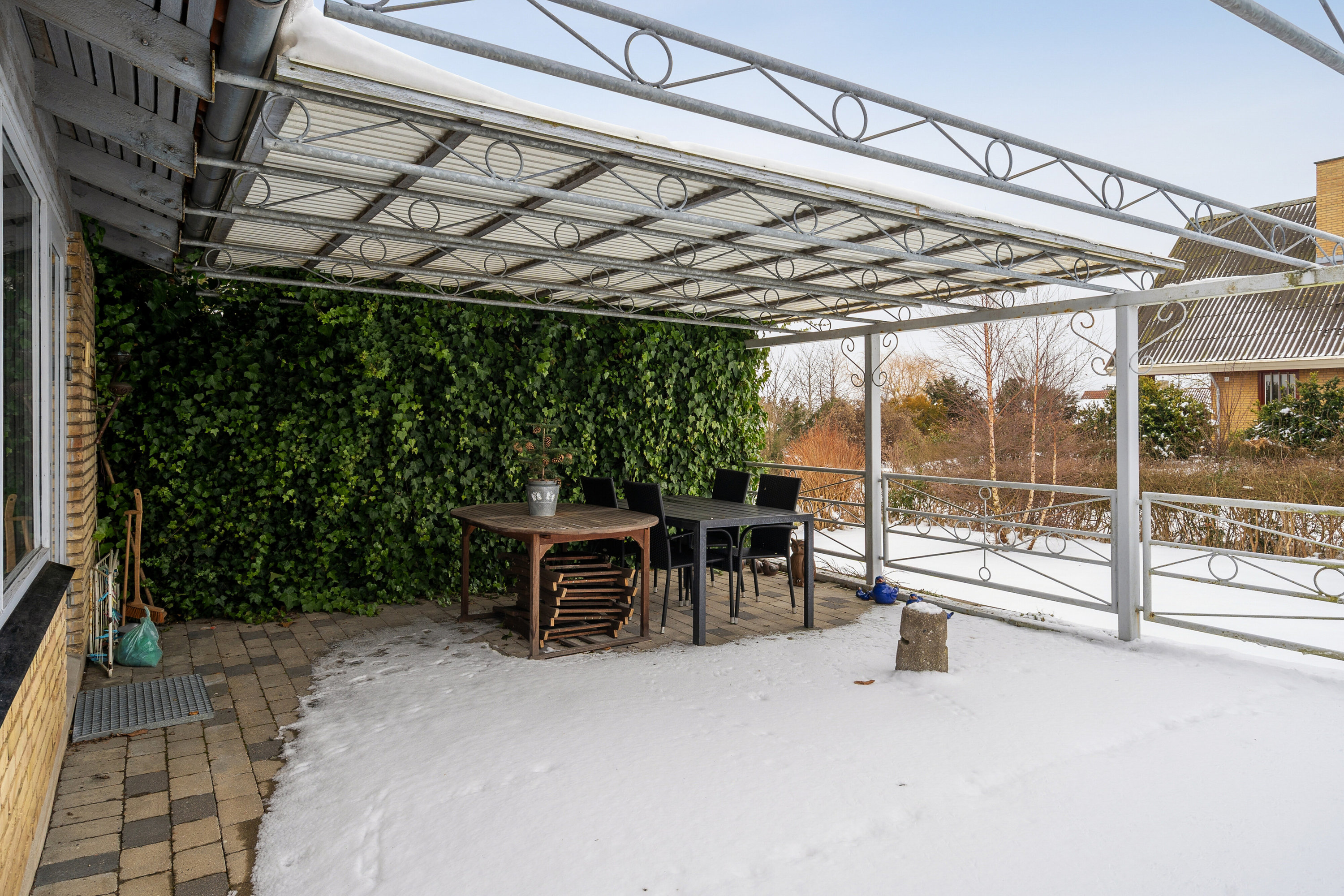 Fremhævet terrasse billede i fuldskærmstilstand. Billede af Nordmandsvej 7, 4050 Skibby