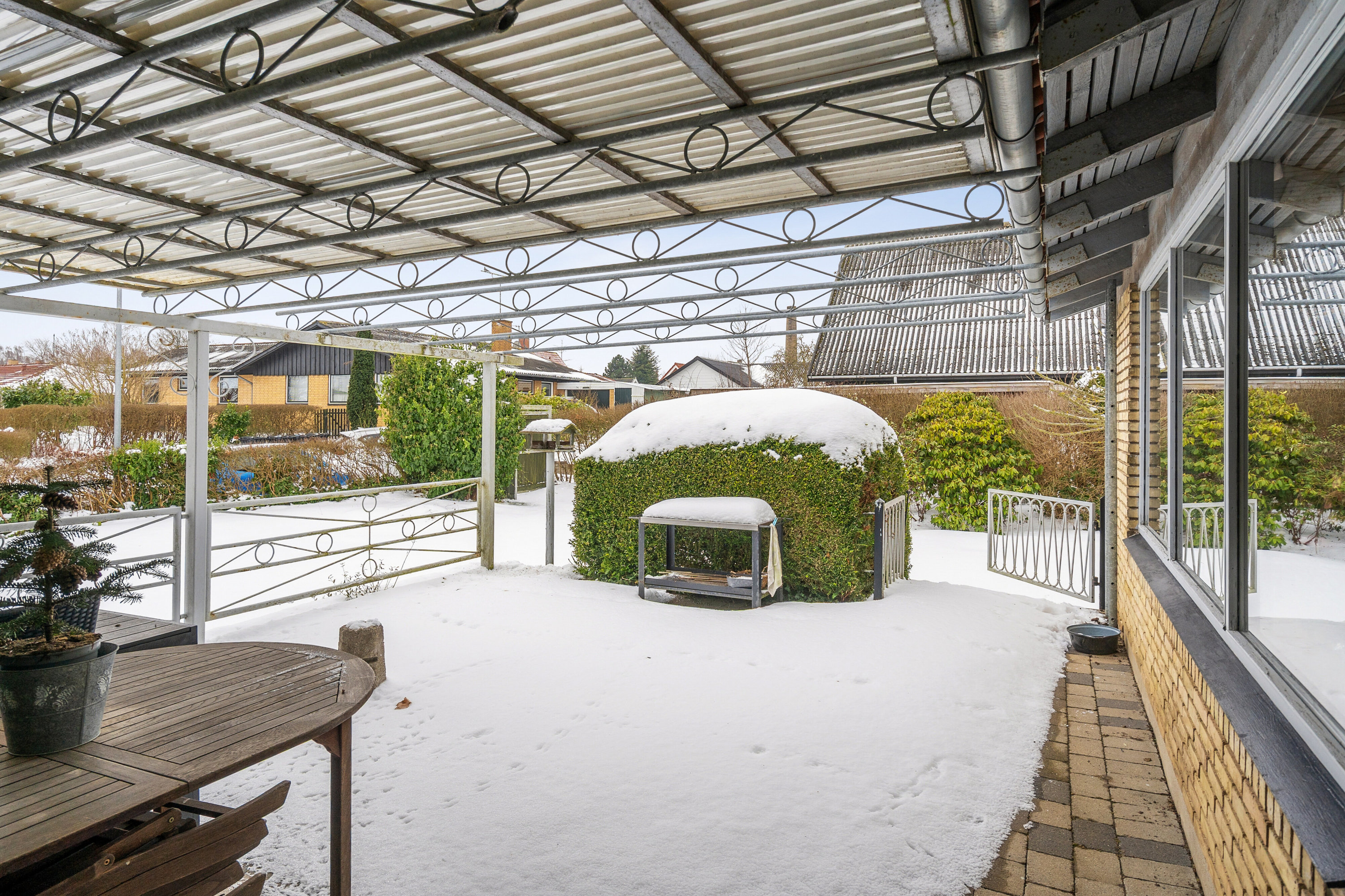 Fremhævet terrasse billede i fuldskærmstilstand. Billede af Nordmandsvej 7, 4050 Skibby