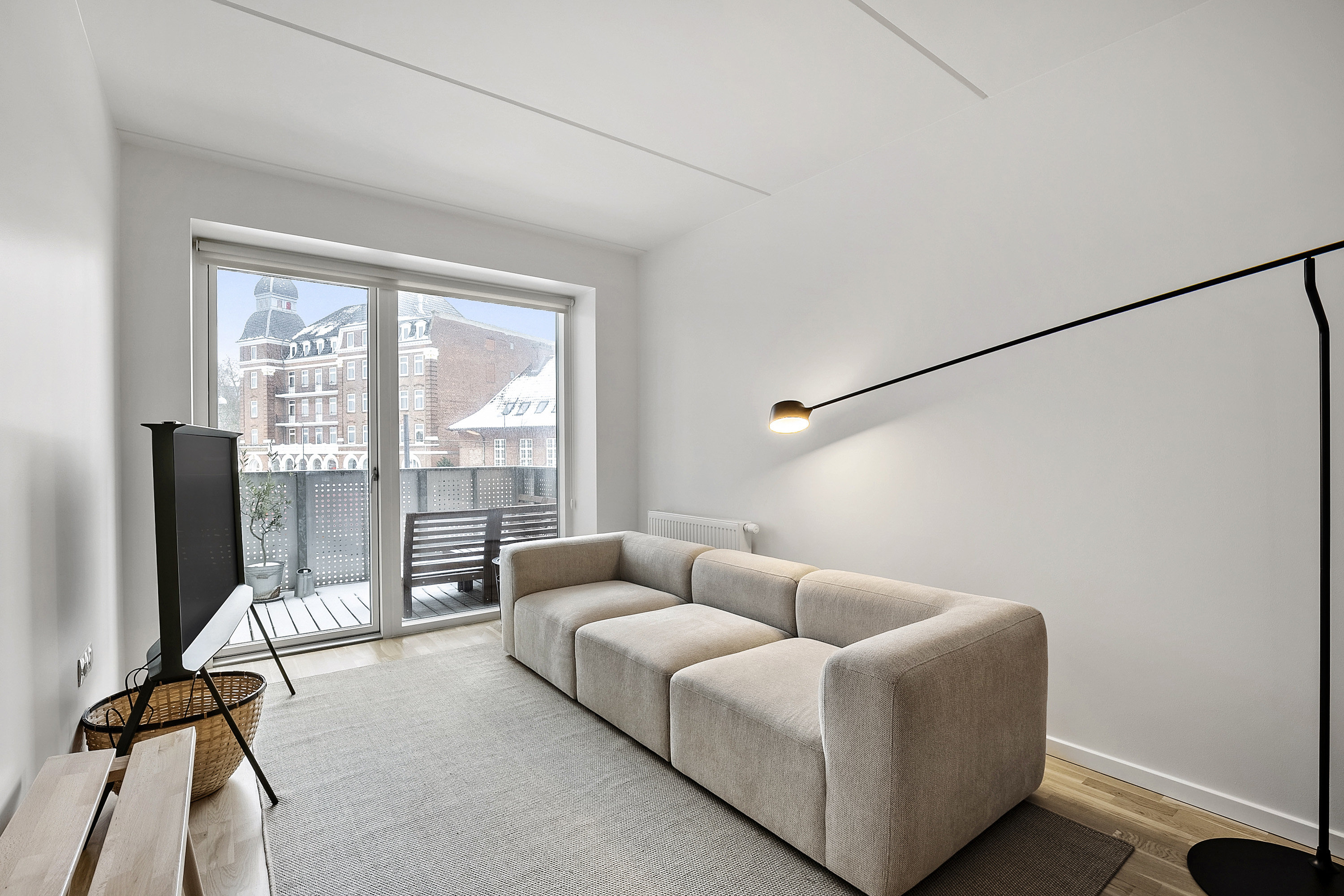 Fremhævet stue billede i fuldskærmstilstand. Billede af Østre Stationsvej 37L, 1. 4., 5000 Odense C