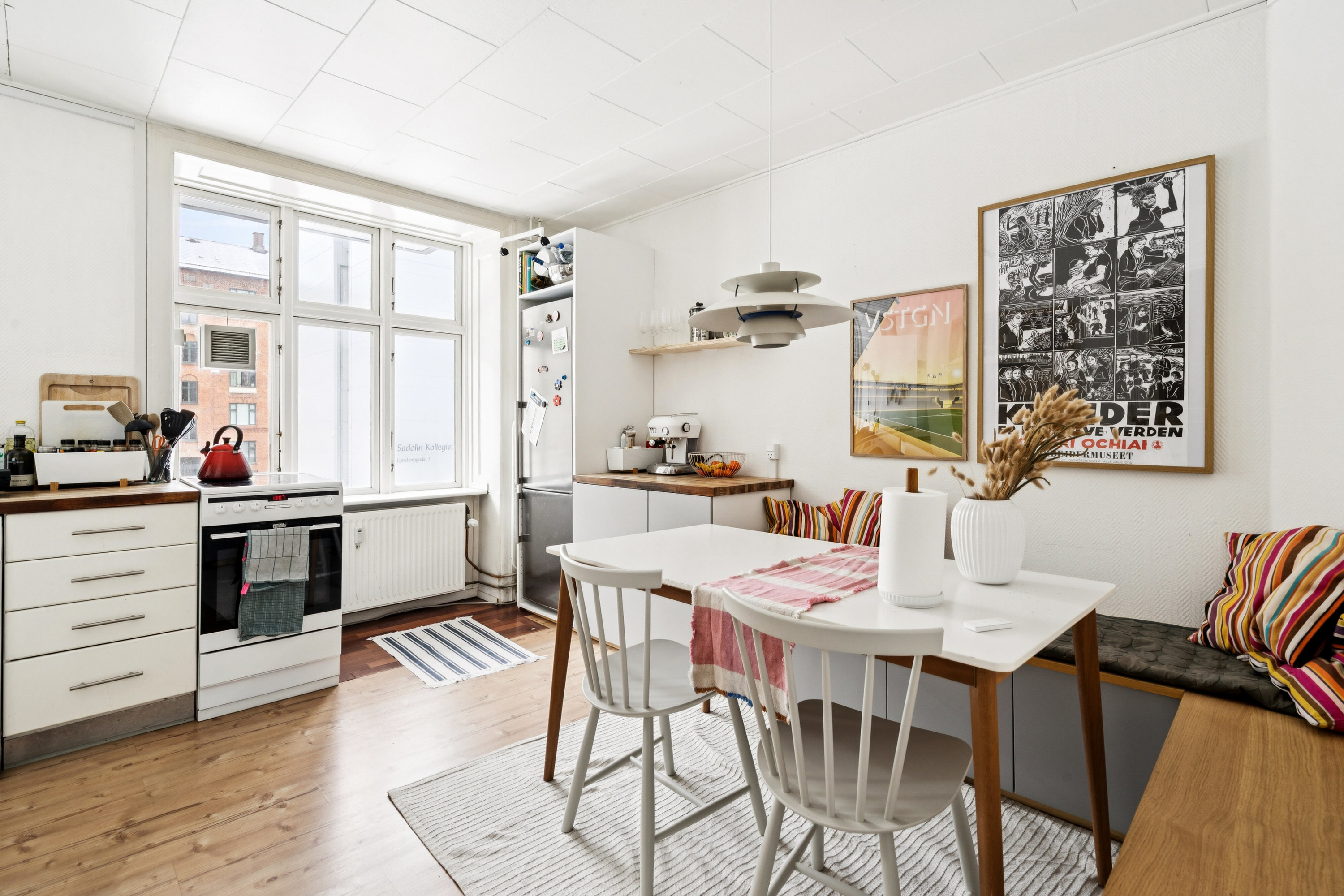 Fremhævet spisestue billede i fuldskærmstilstand. Billede af Lyneborggade 3, 1. th., 2300 København S