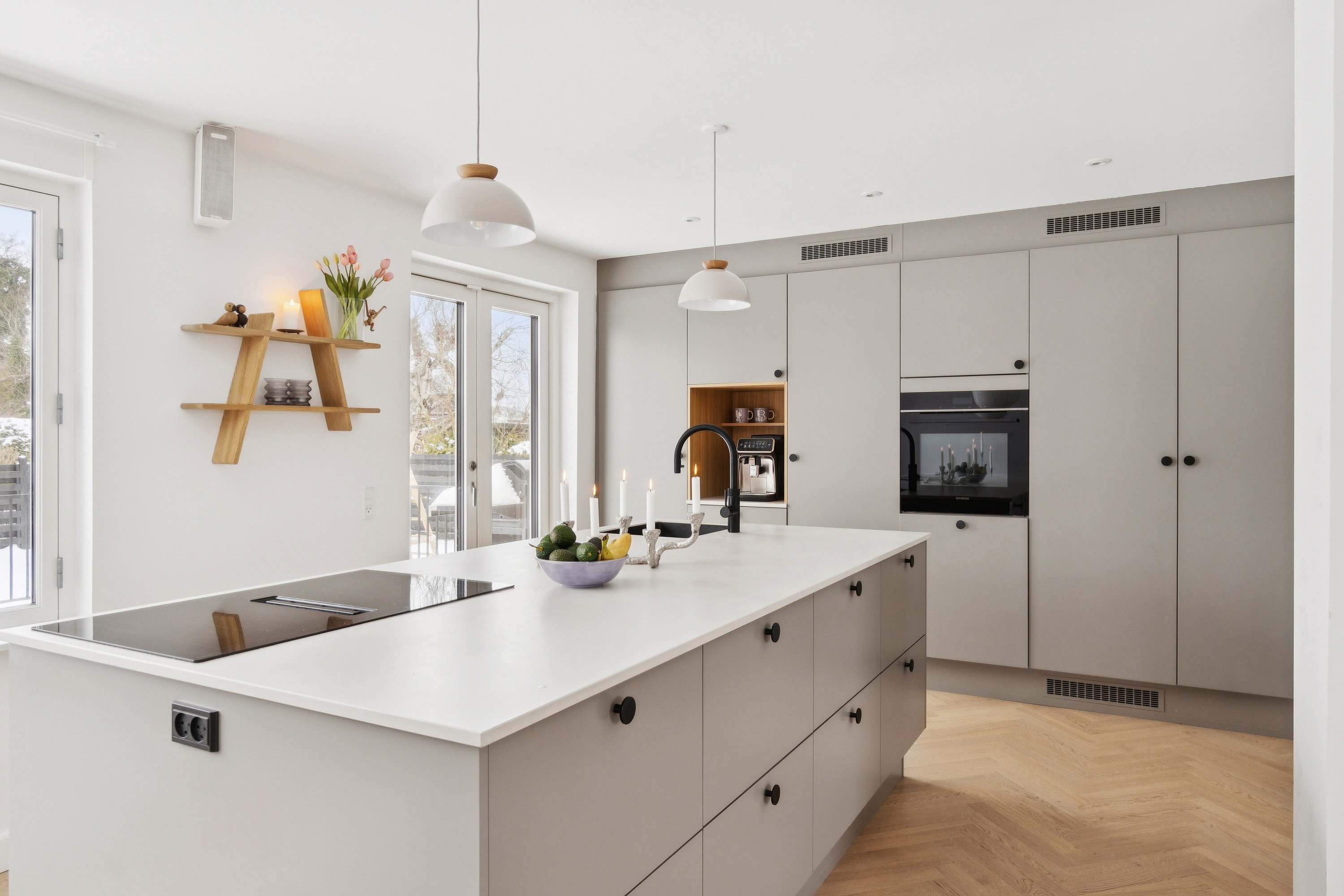 Fremhævet køkken billede i fuldskærmstilstand. Billede af Christoffers Alle 54, 2800 Kongens Lyngby