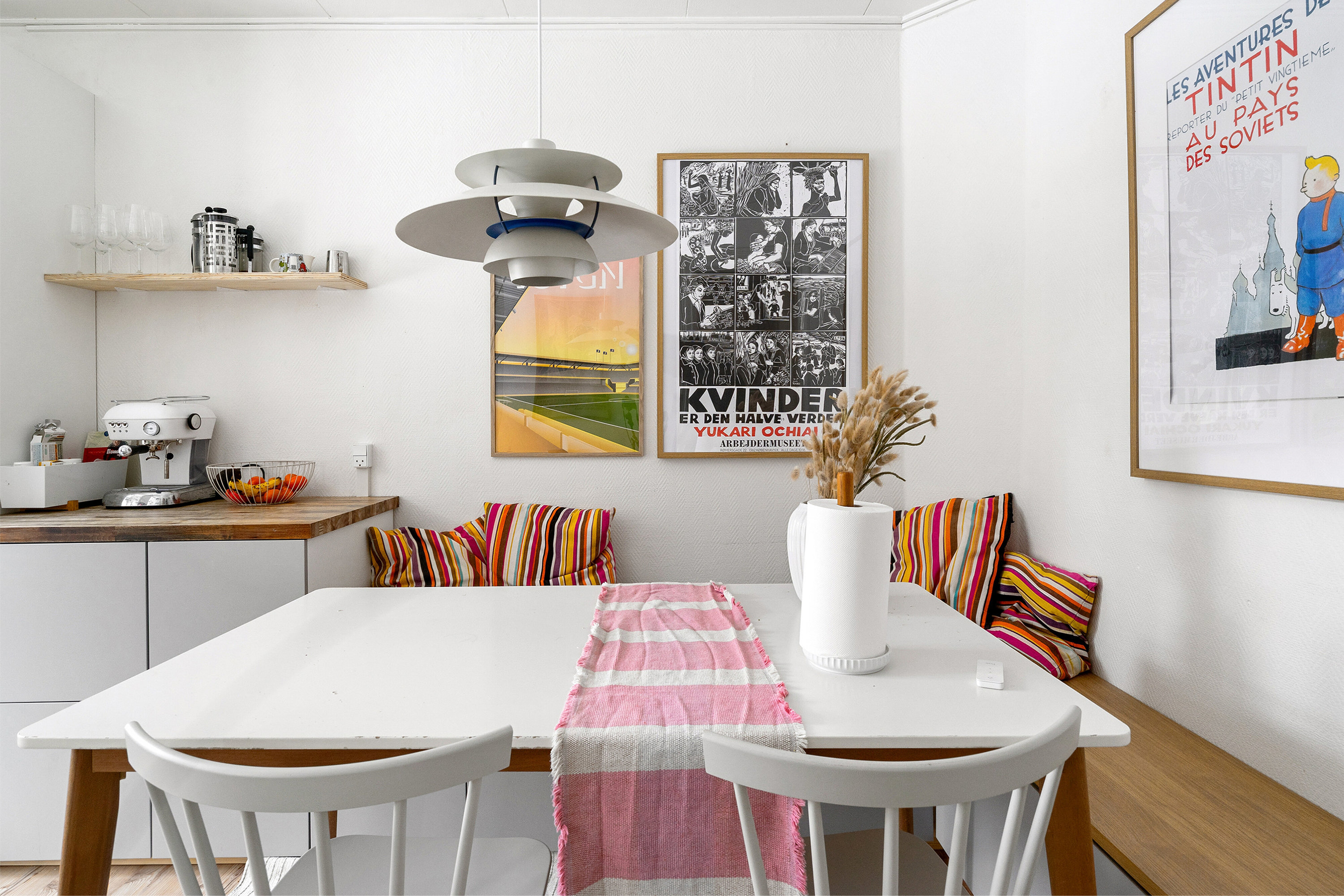 Fremhævet spisestue billede i fuldskærmstilstand. Billede af Lyneborggade 3, 1. th., 2300 København S