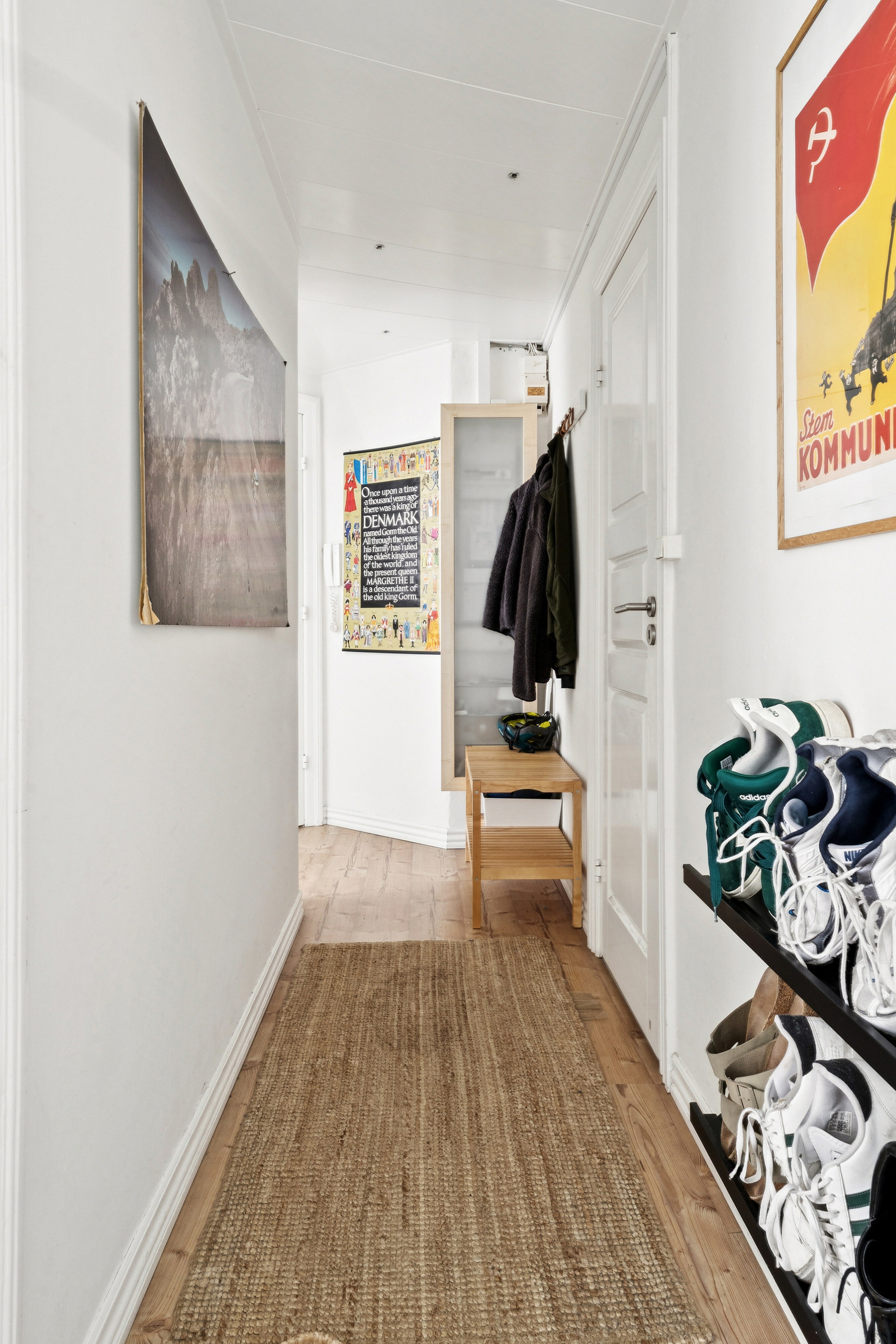 Fremhævet gang billede i fuldskærmstilstand. Billede af Lyneborggade 3, 1. th., 2300 København S