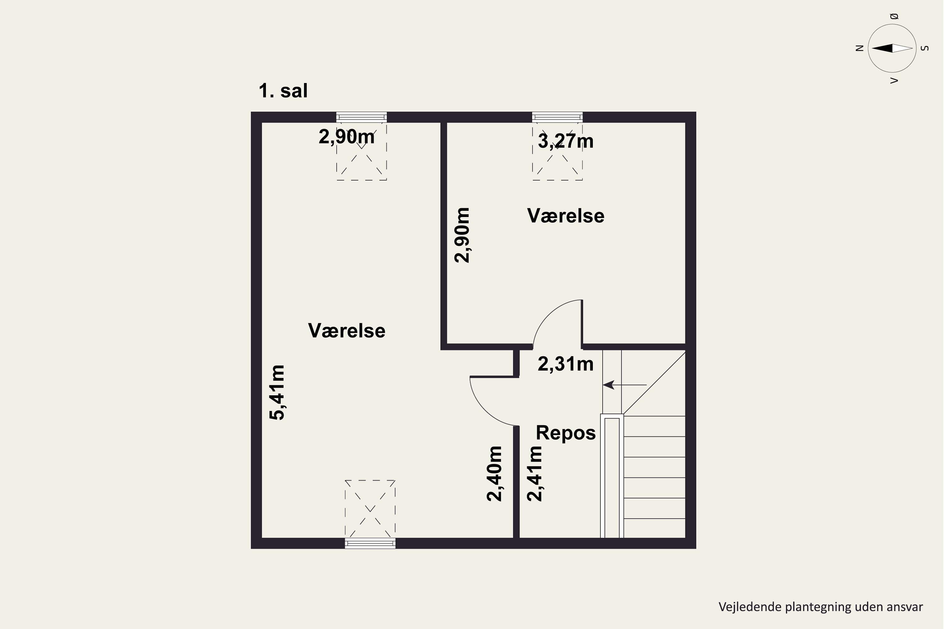 Plantegninger billede af Adelgade 39C, 8660 Skanderborg